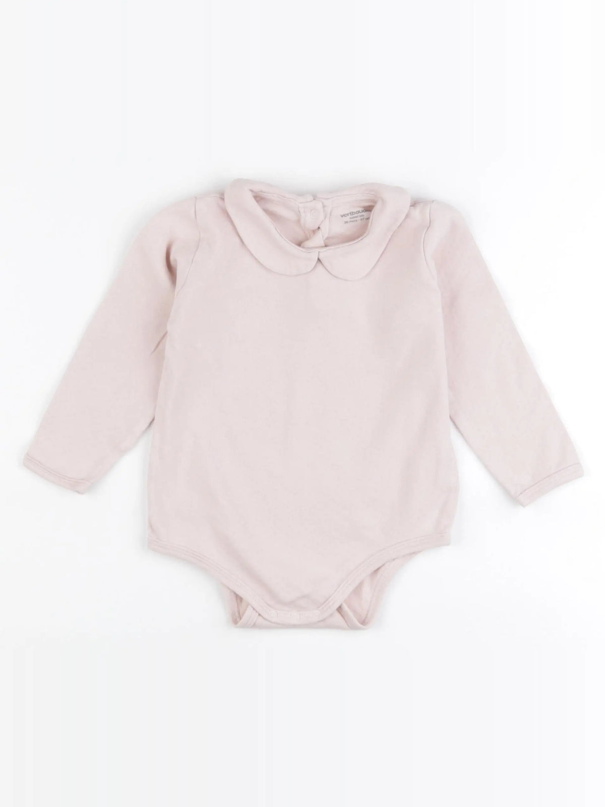Vertbaudet - body à col rose - 36 mois