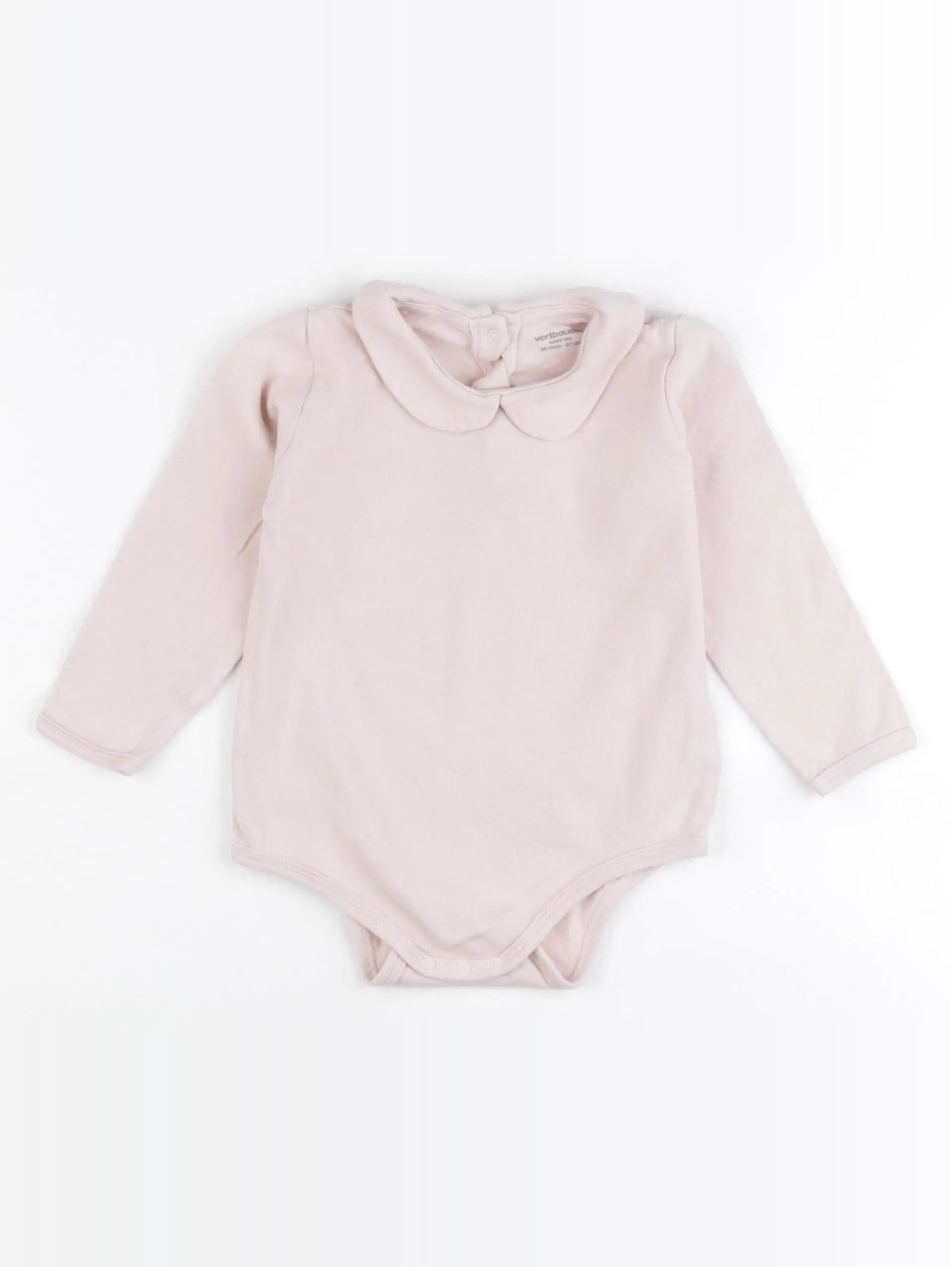 Vertbaudet - body à col rose - 36 mois