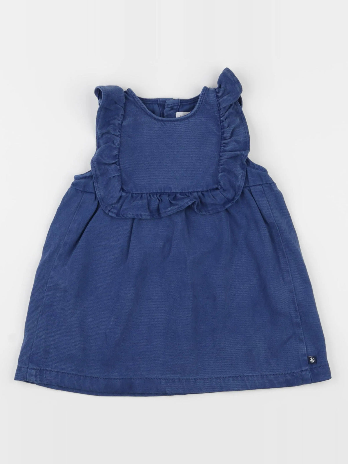 Petit Bateau - robe bleu - 18 mois