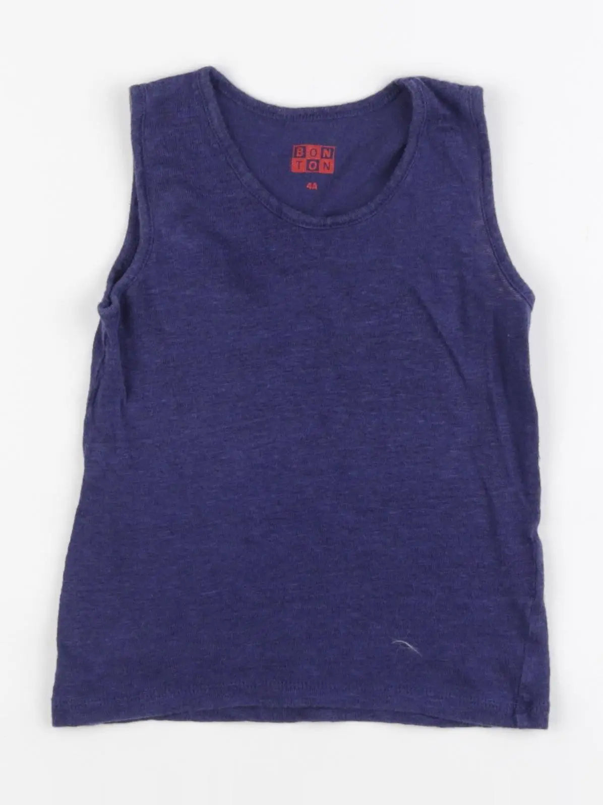 Bonton - débardeur bleu - 4 ans