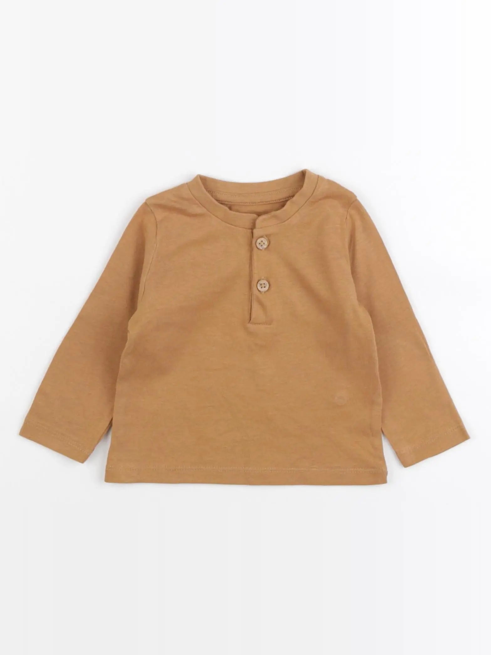 Vertbaudet - tee-shirt jaune - 6 mois