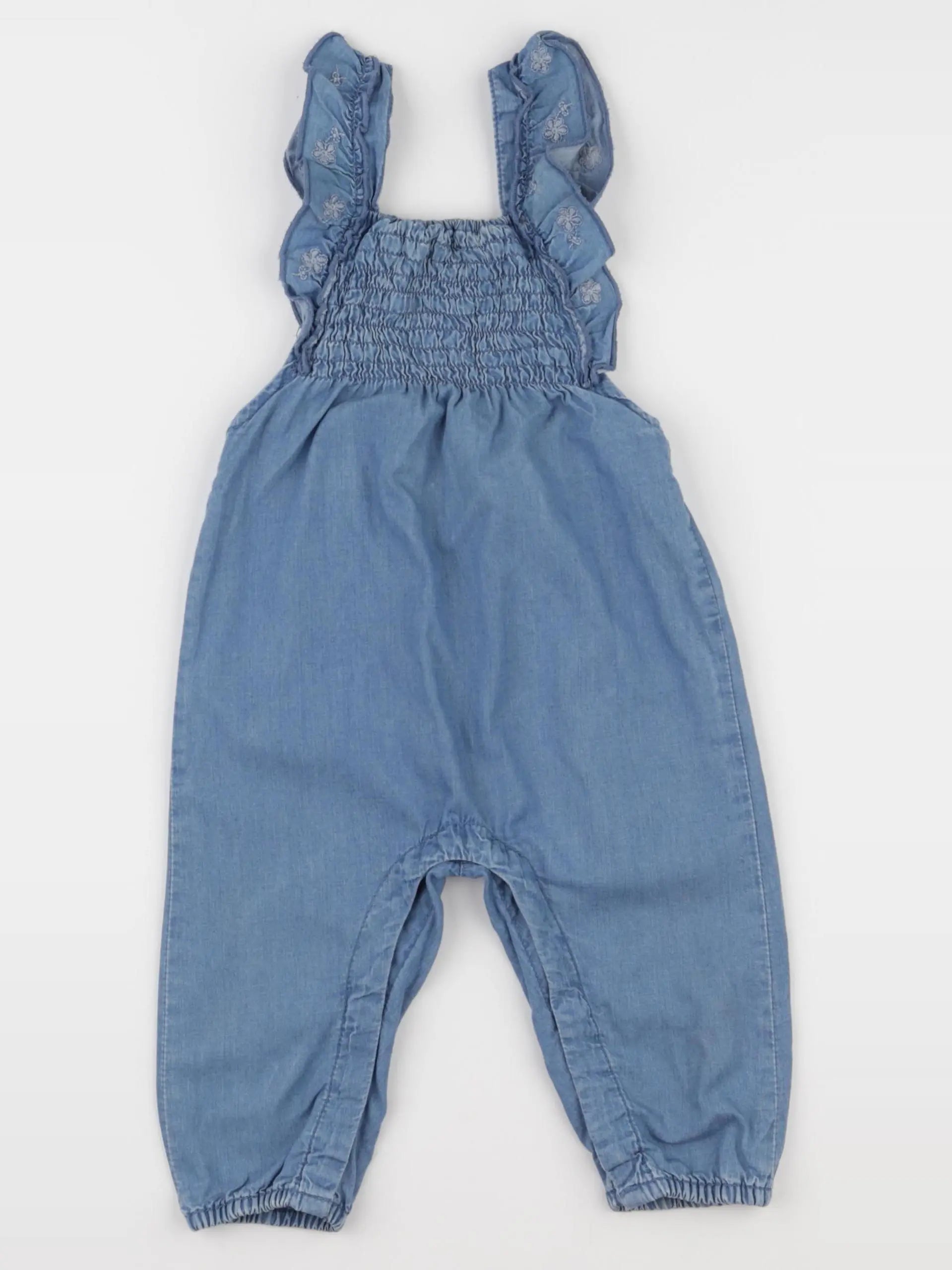 Zara - combinaison bleu - 6/9 mois