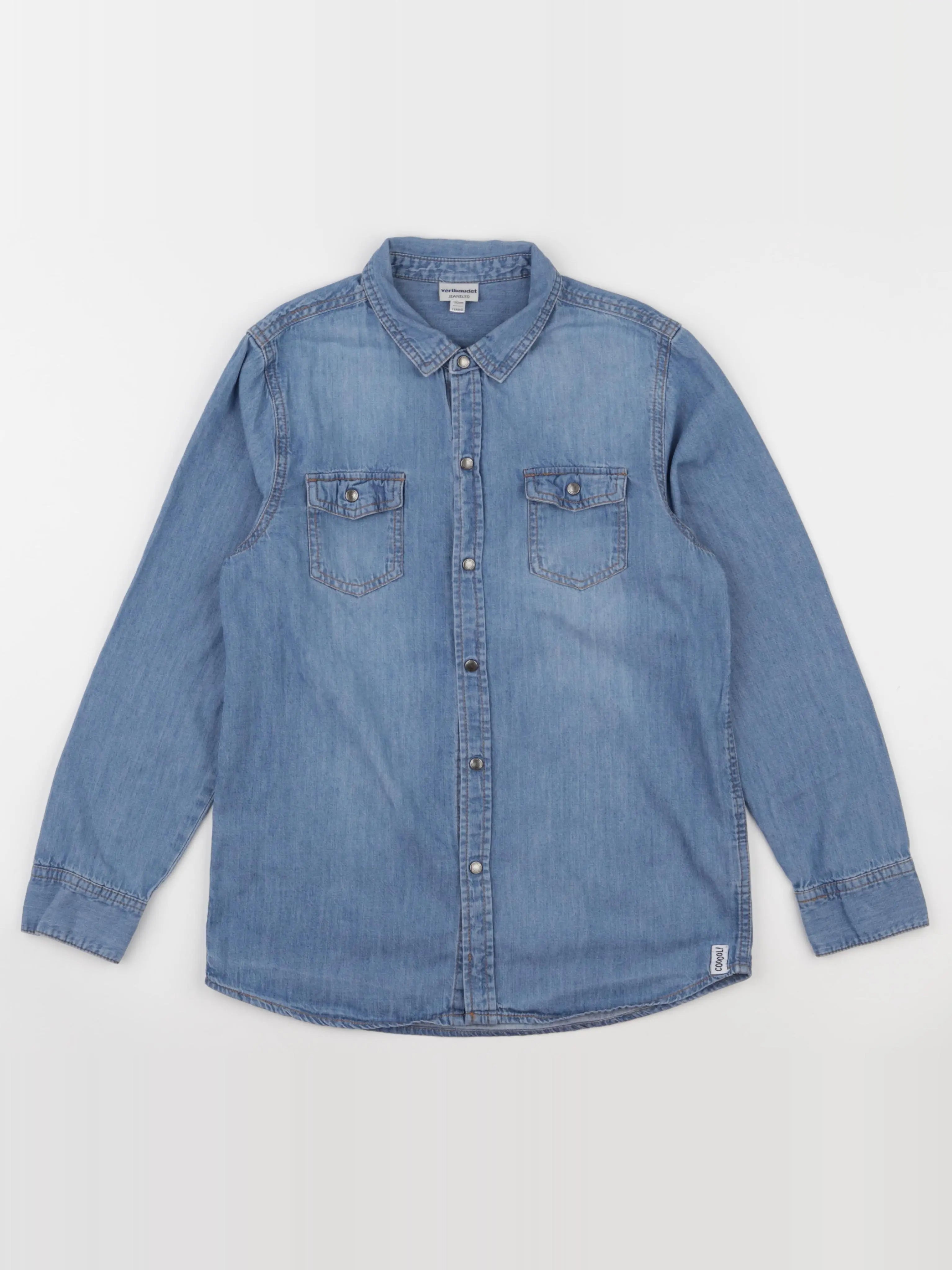 Vertbaudet - chemise bleu - 12 ans