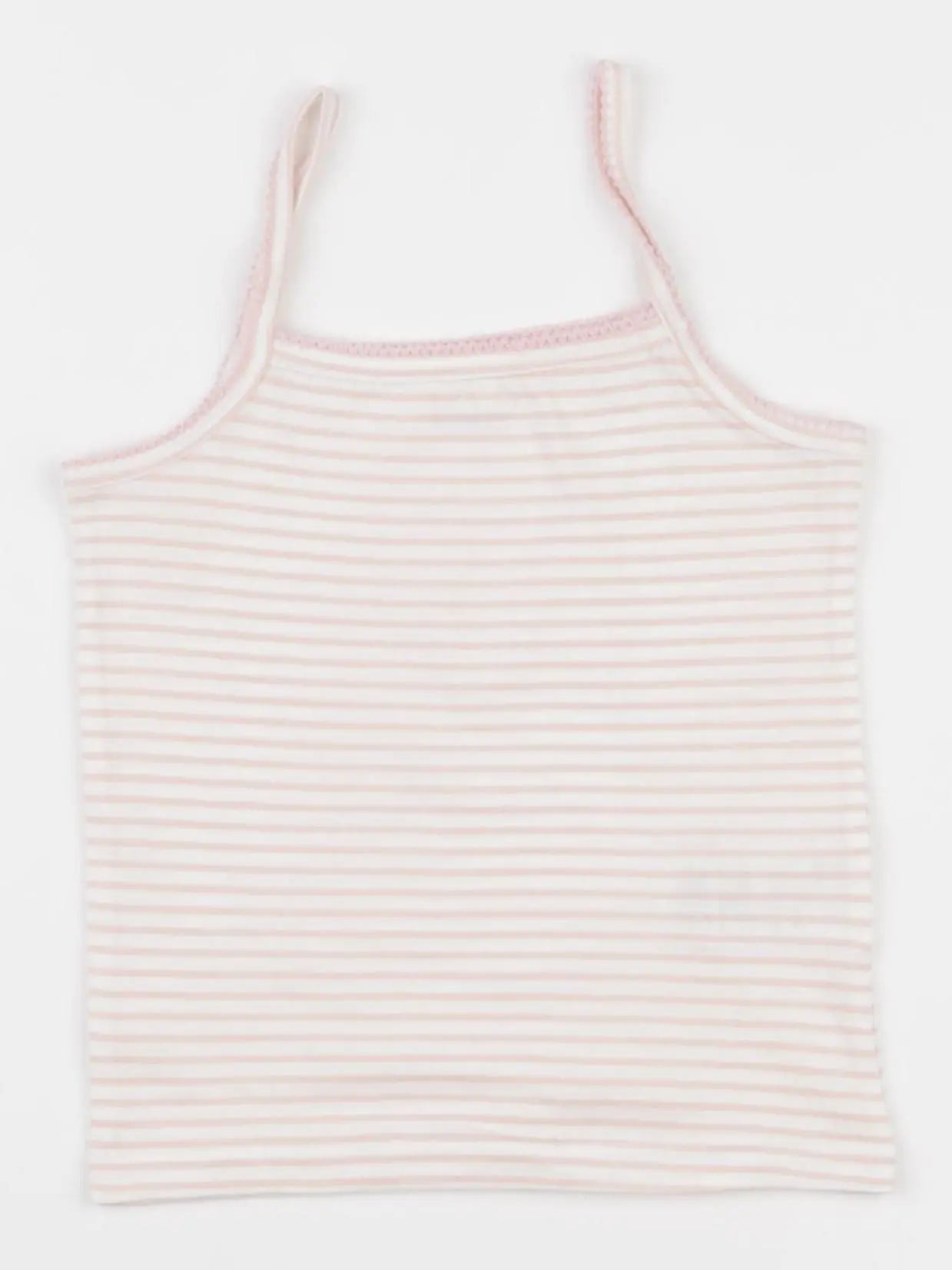Vertbaudet - maillot de corps rose, blanc - 3 ans