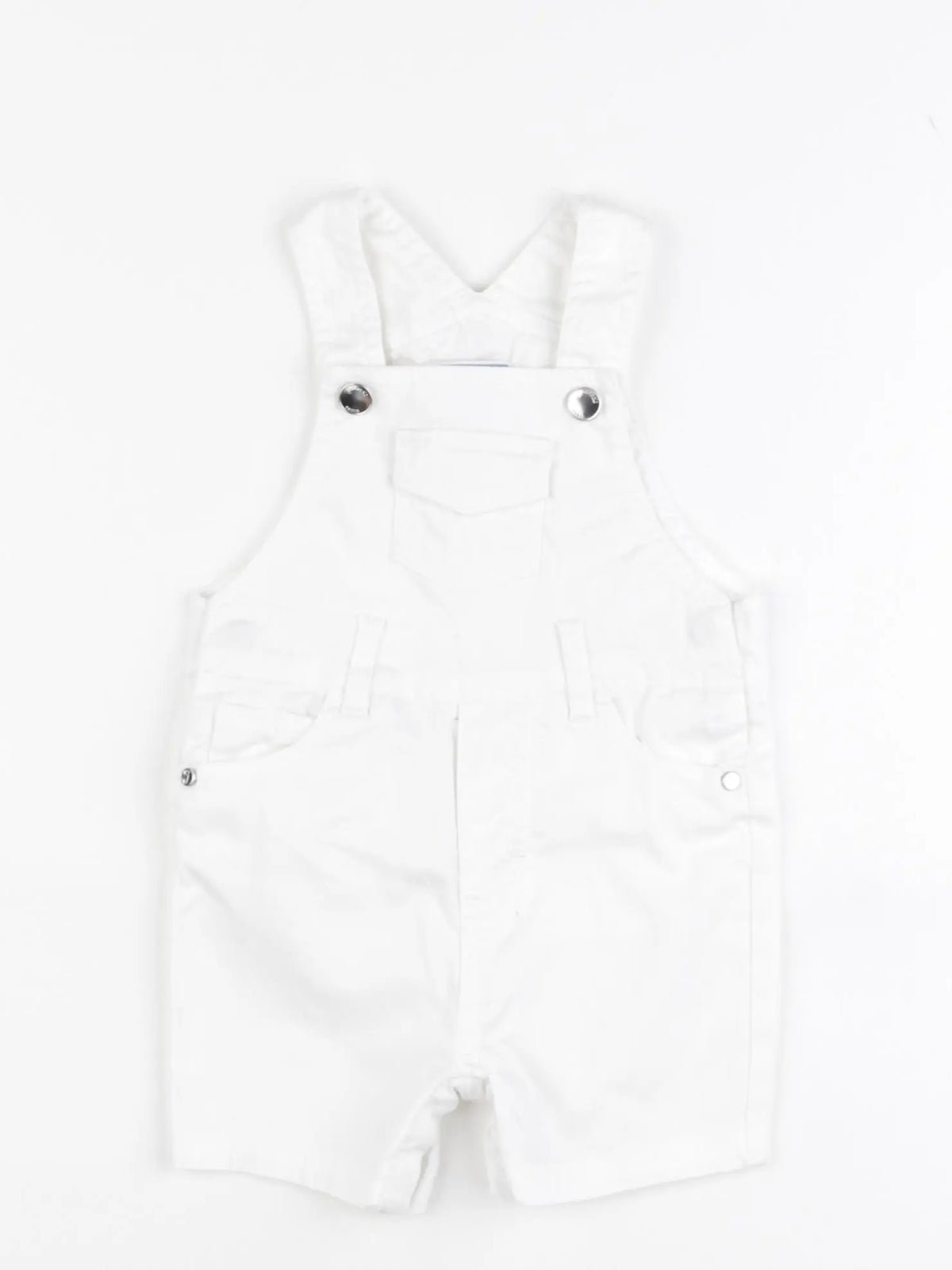 Jacadi - salopette blanc - 6 mois