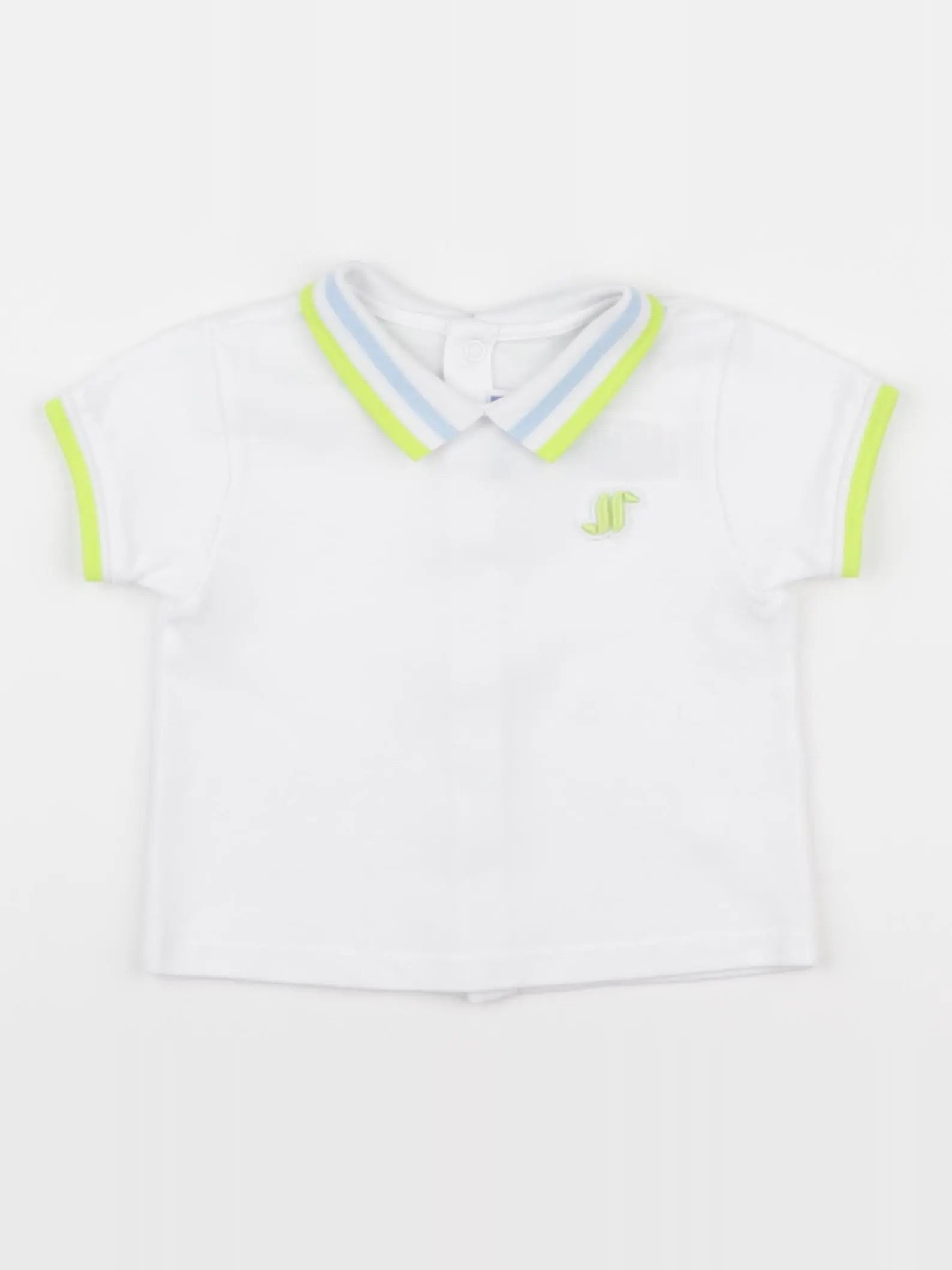 Jacadi - polo blanc - 12 mois