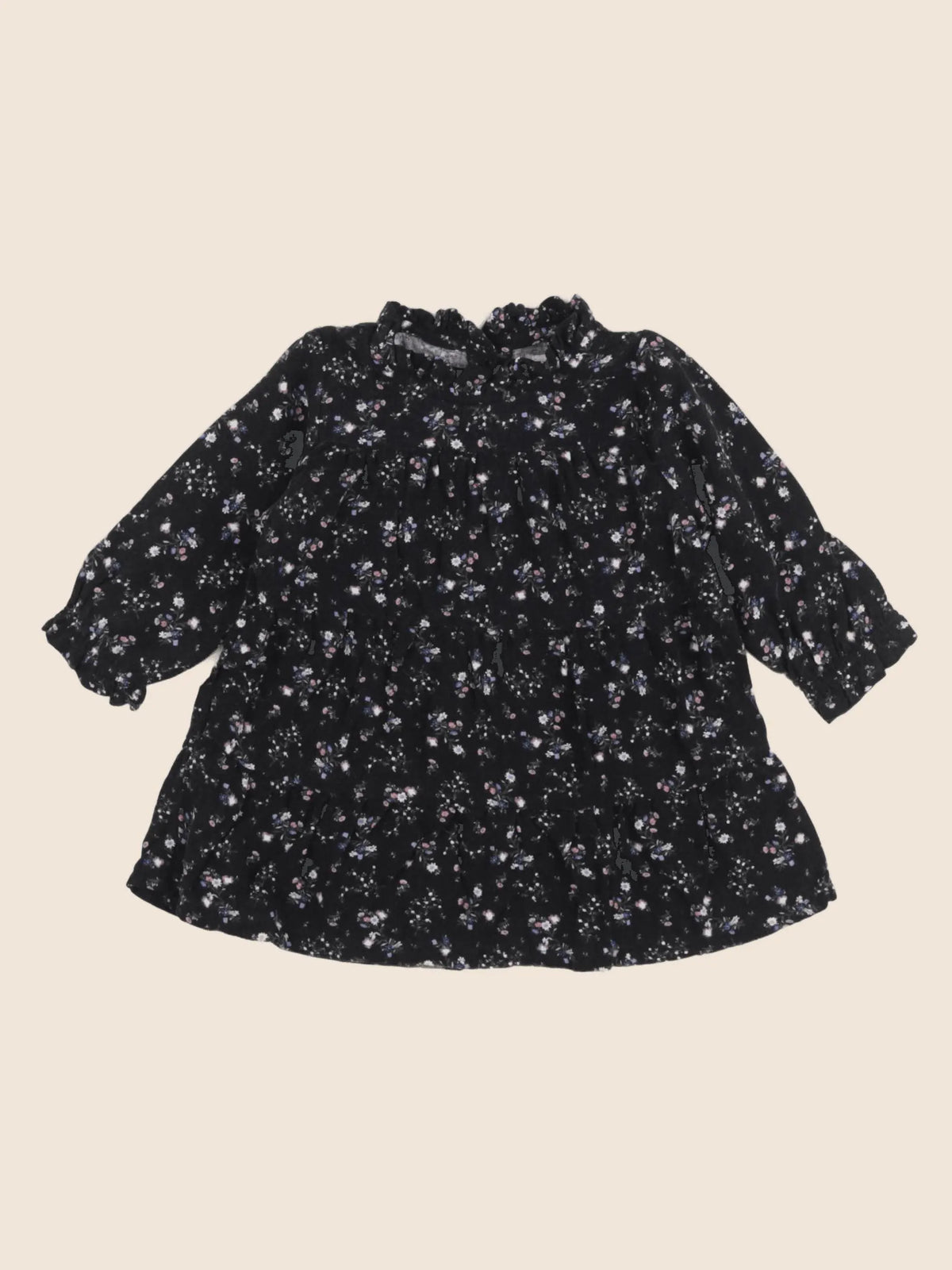 Vertbaudet - robe noir - 6 mois