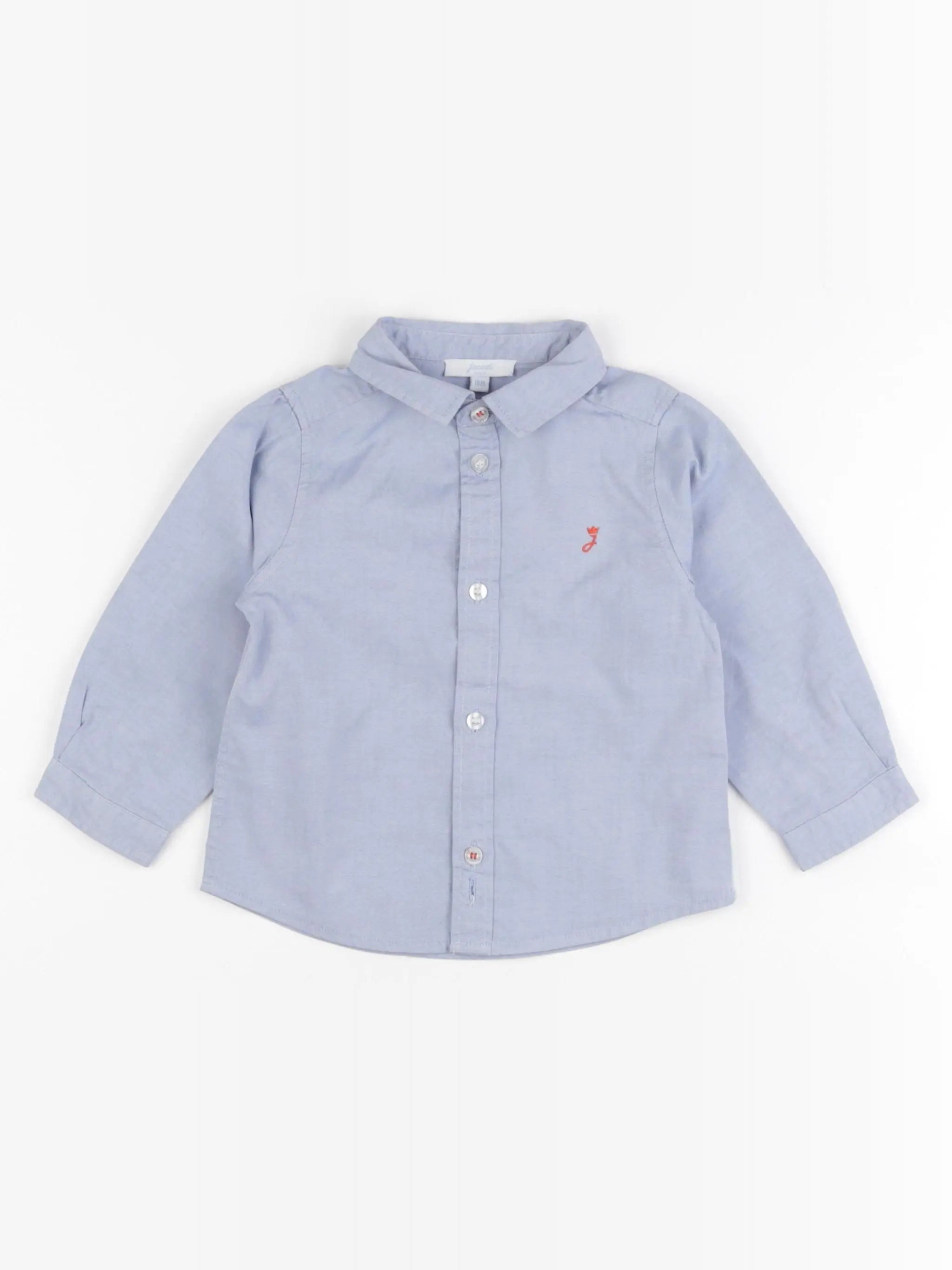 Jacadi - chemise bleu - 18 mois