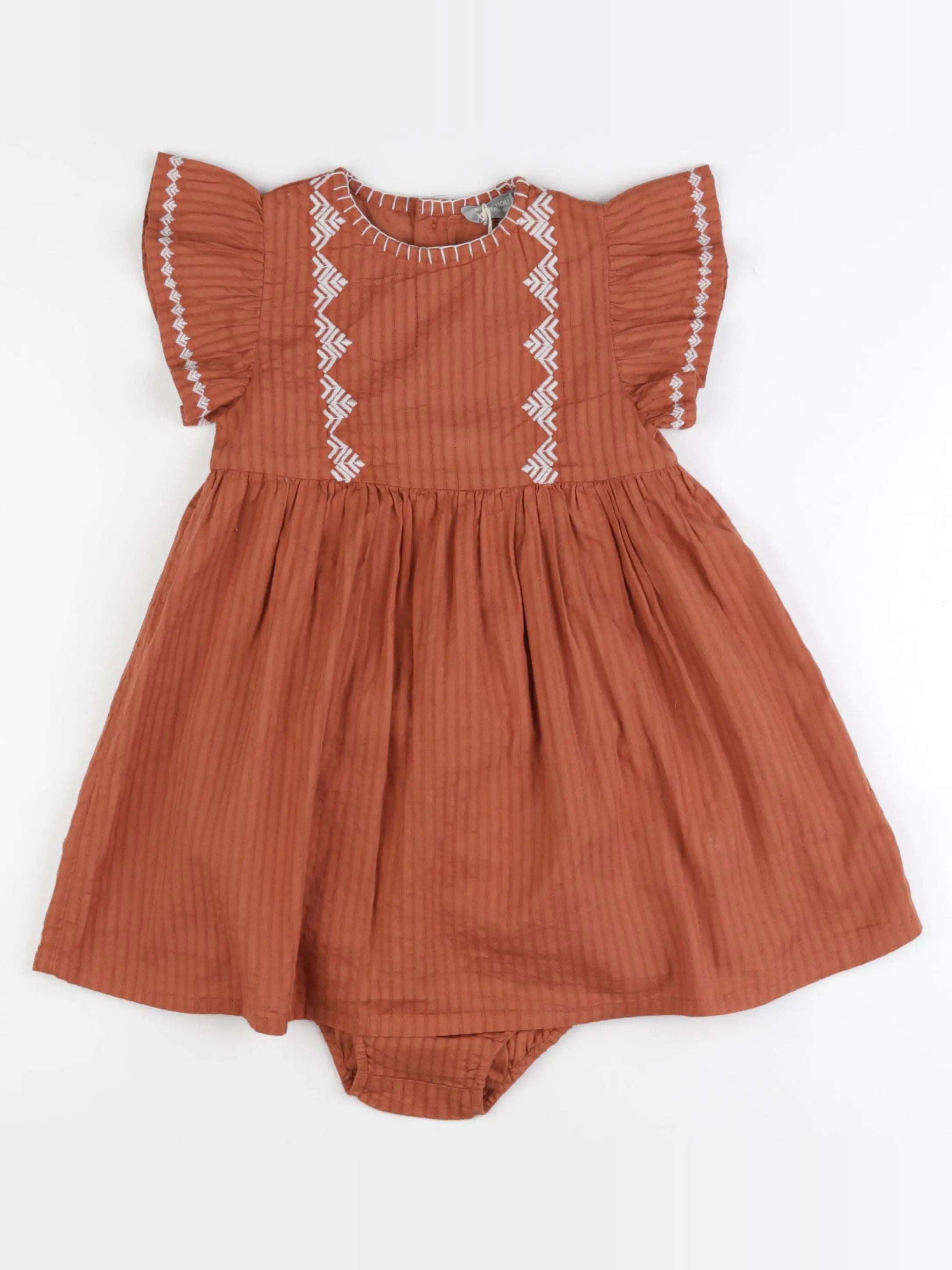 Boutchou - robe marron - 36 mois