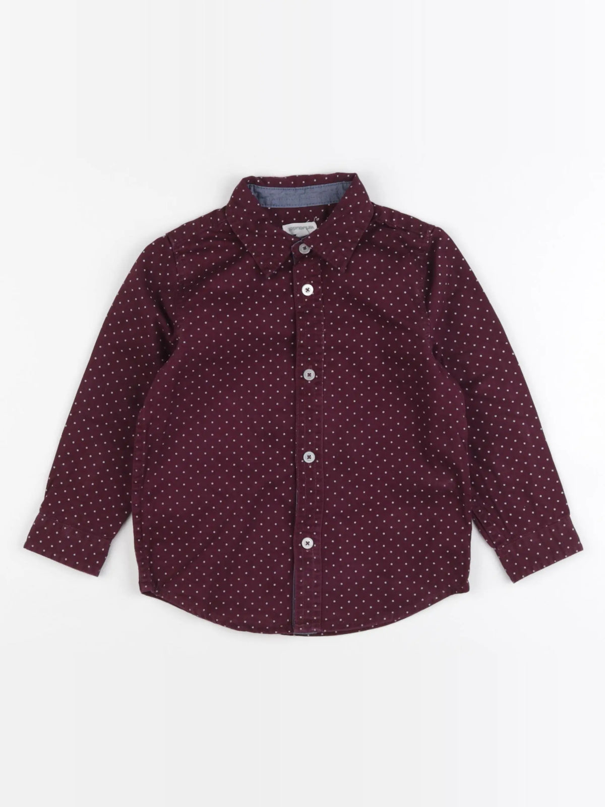 Vertbaudet - chemise rouge - 3 ans