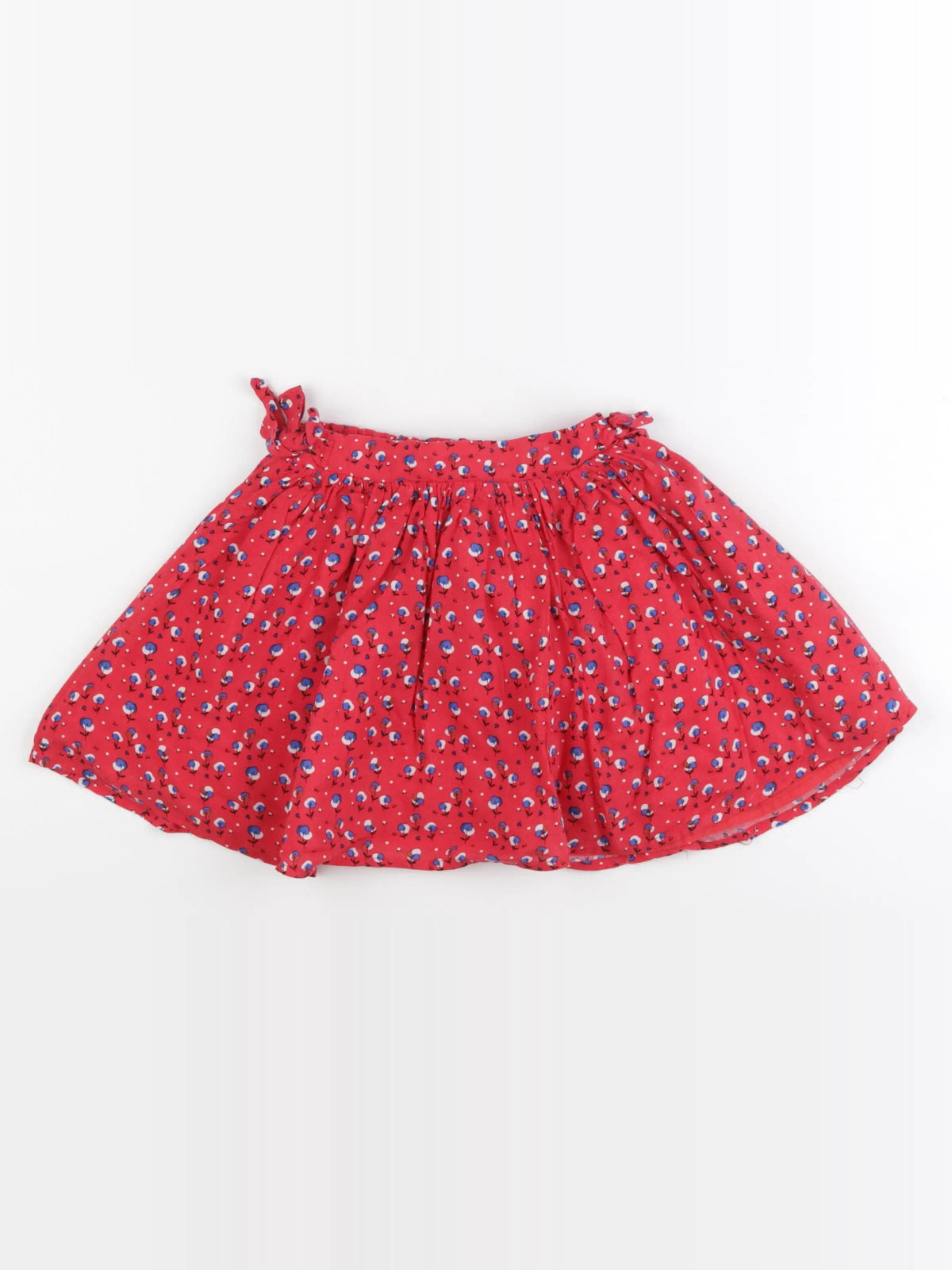 Vertbaudet - jupe rouge - 6 ans