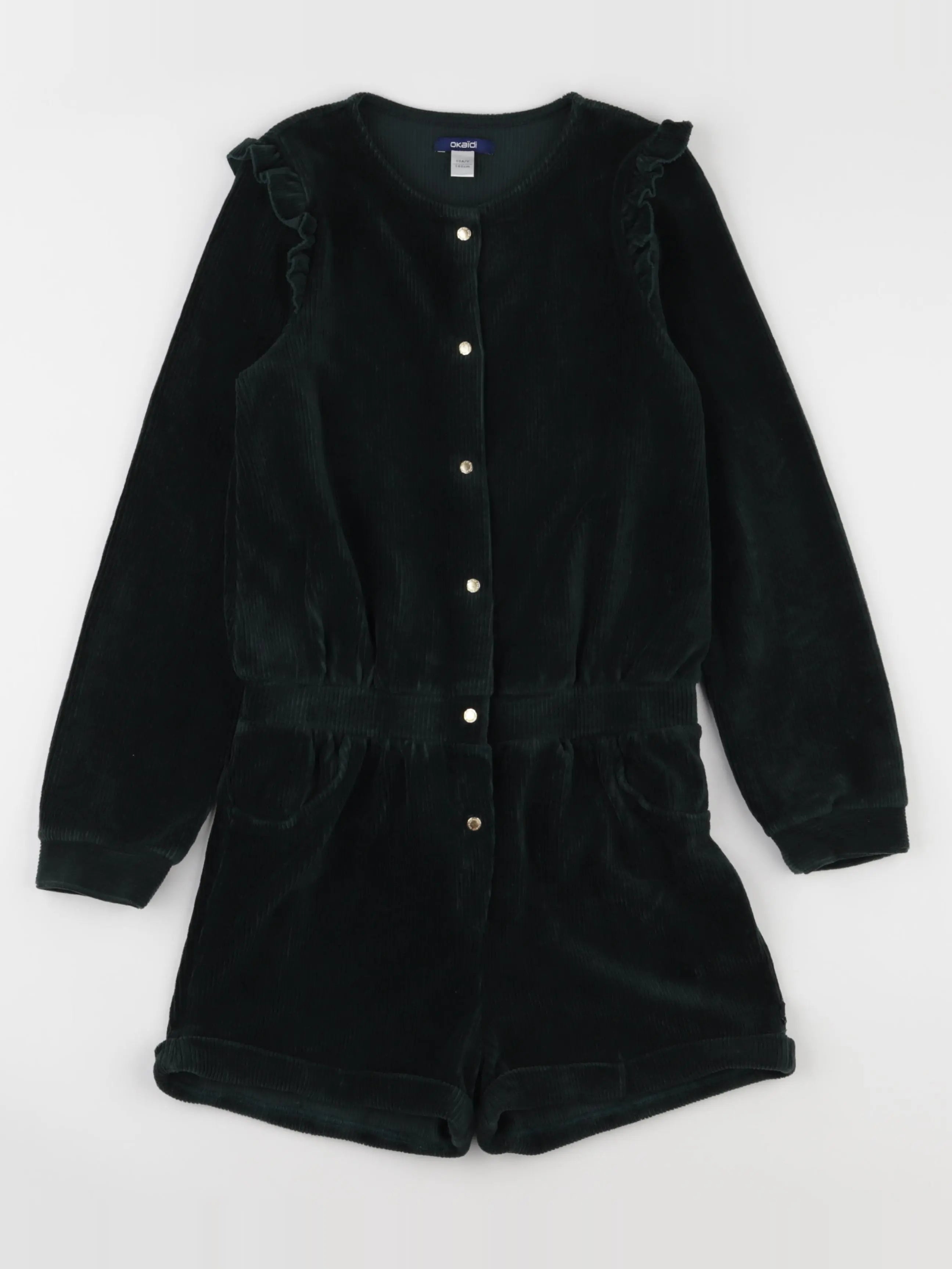 Okaidi - combinaison vert - 10 ans