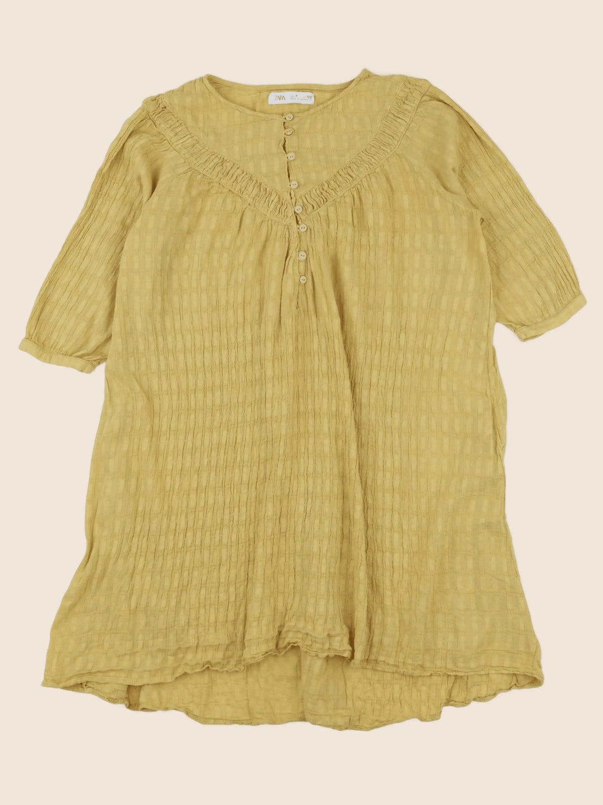 Zara - robe jaune - 7 ans