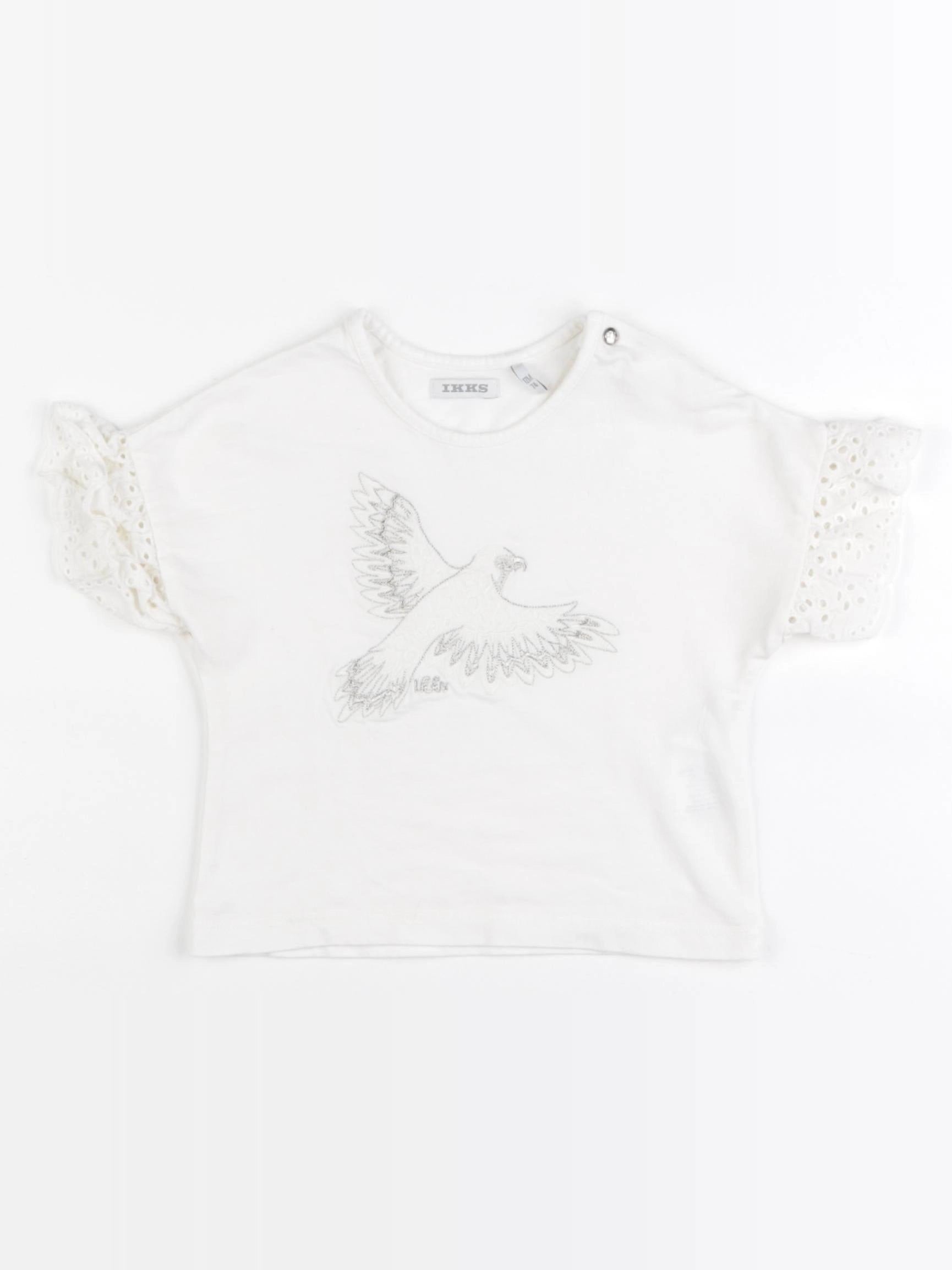 IKKS - tee-shirt blanc - 12 mois