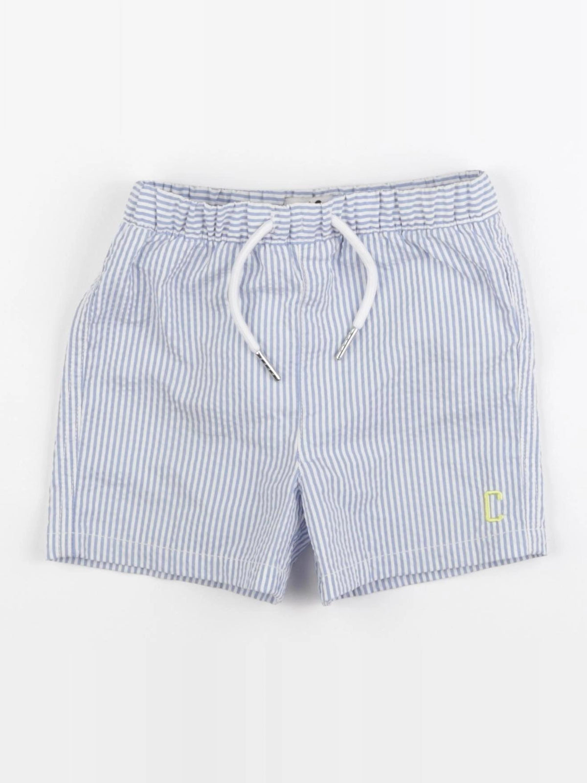 Cyrillus - maillot de bain blanc, bleu - 24 mois