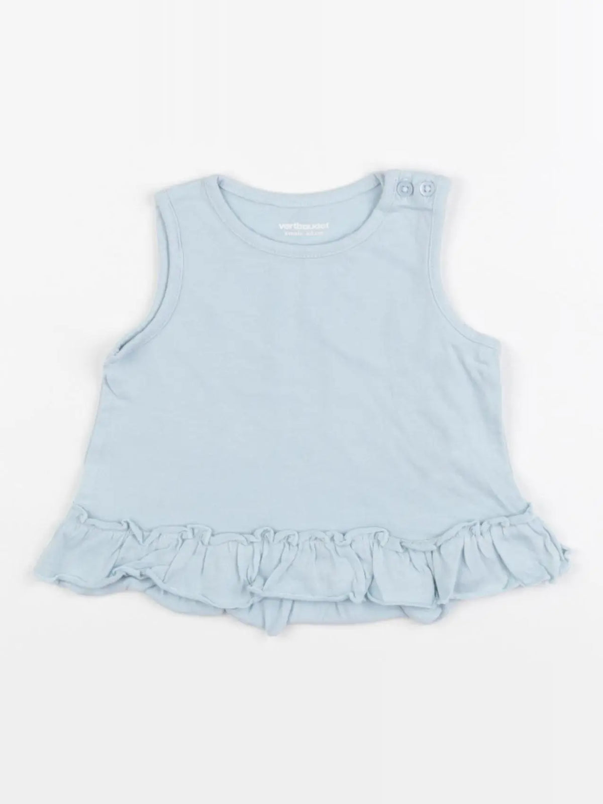 Vertbaudet - débardeur bleu - 3 mois