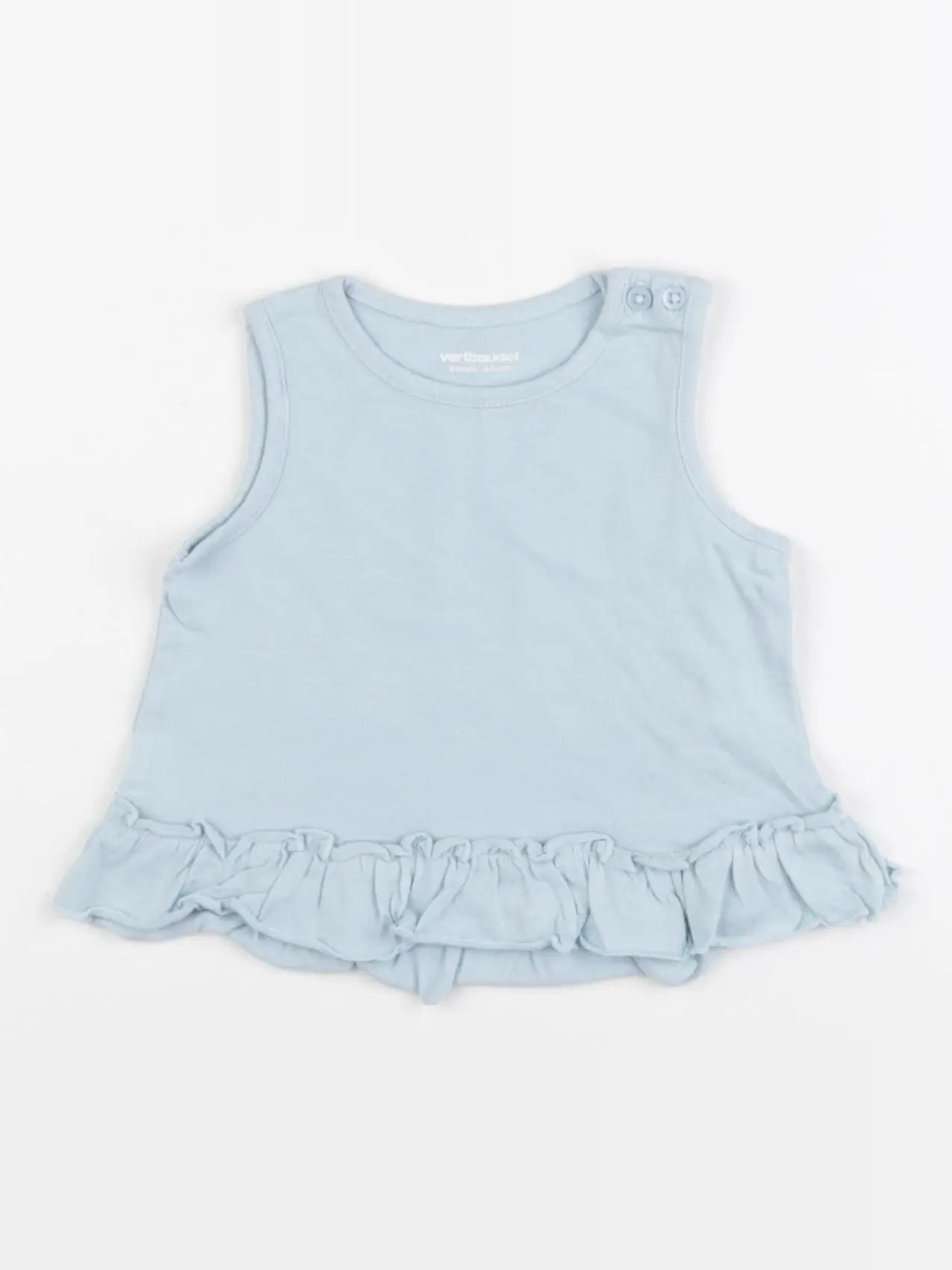 Vertbaudet - débardeur bleu - 3 mois