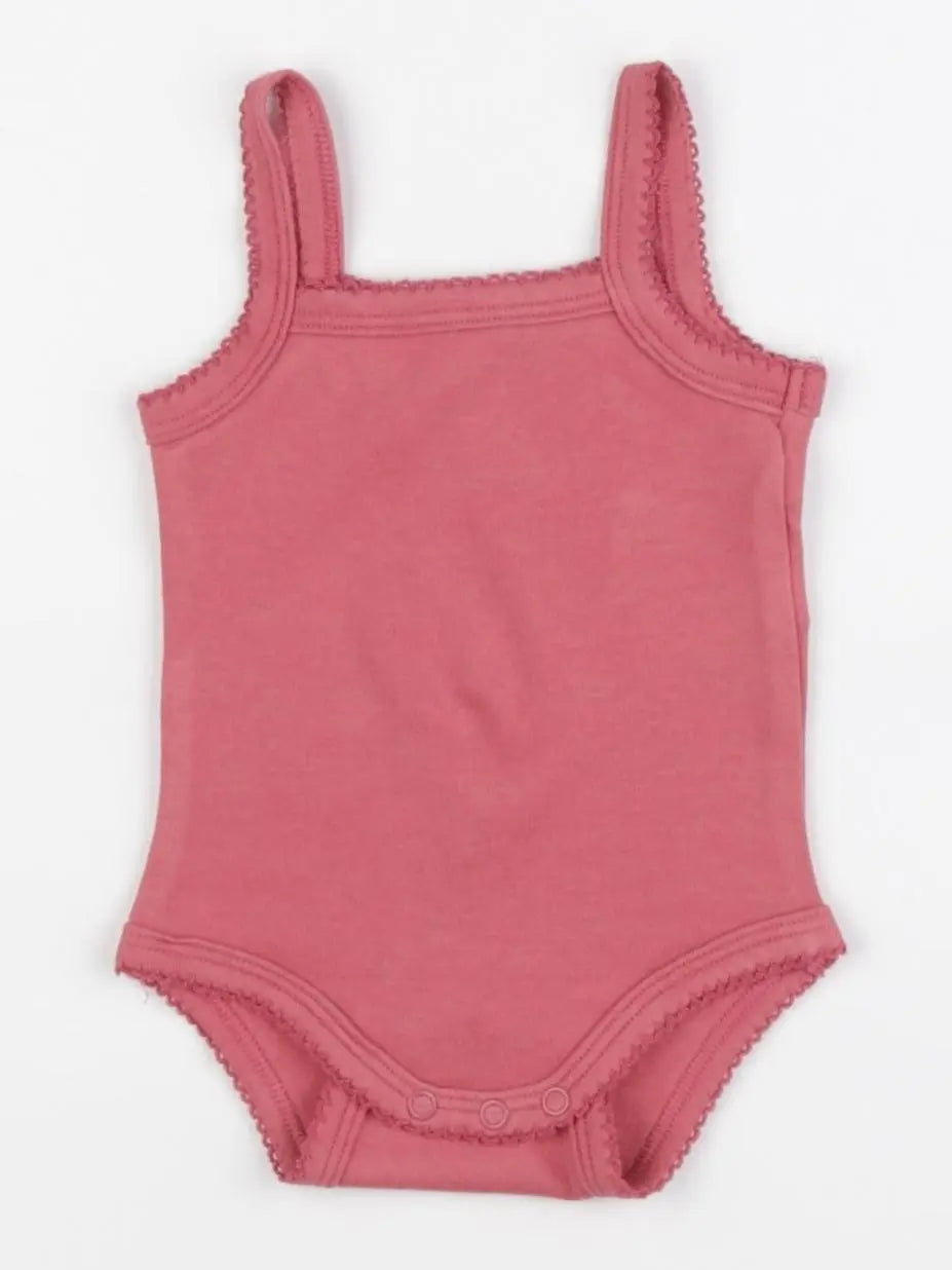 Vertbaudet - body rose - 3 mois