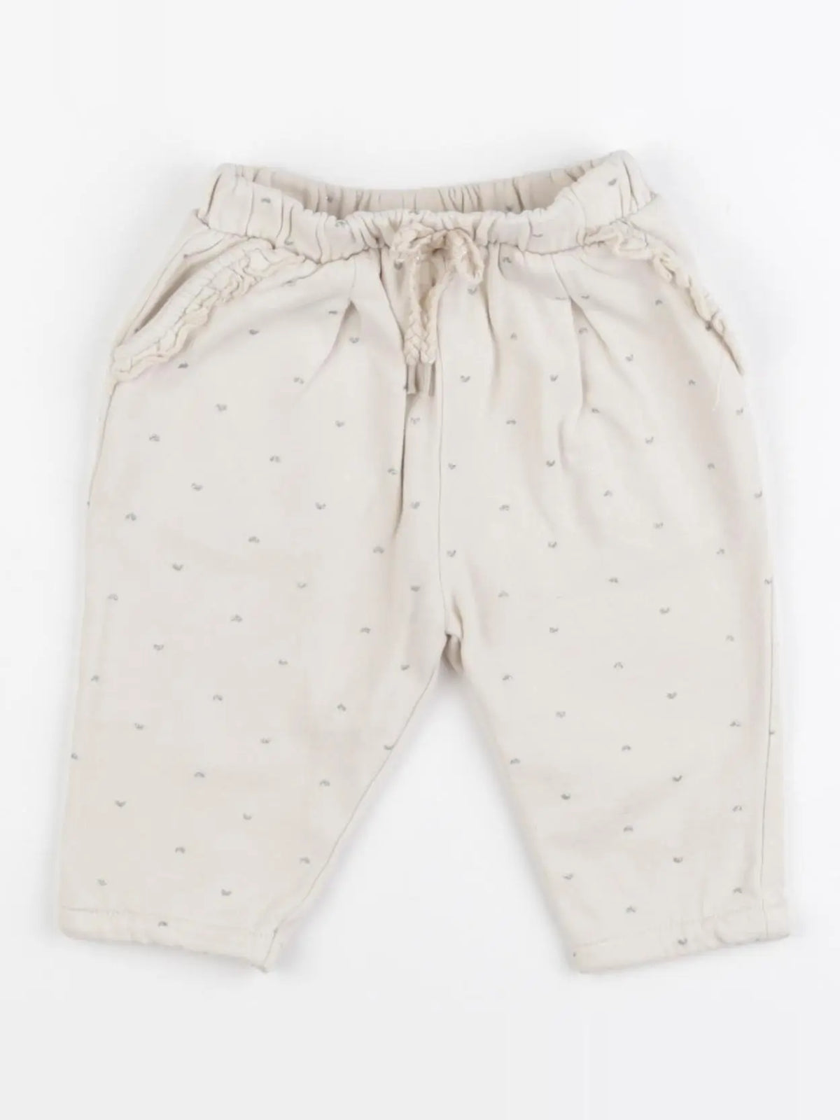 Vertbaudet - pantalon beige, or - 6 mois