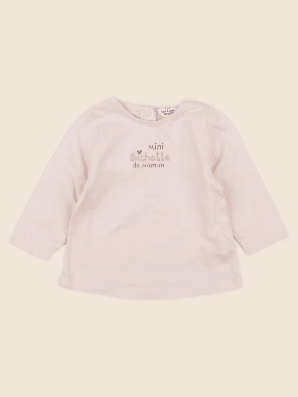 Tape à l'oeil - tee-shirt rose - 6 mois