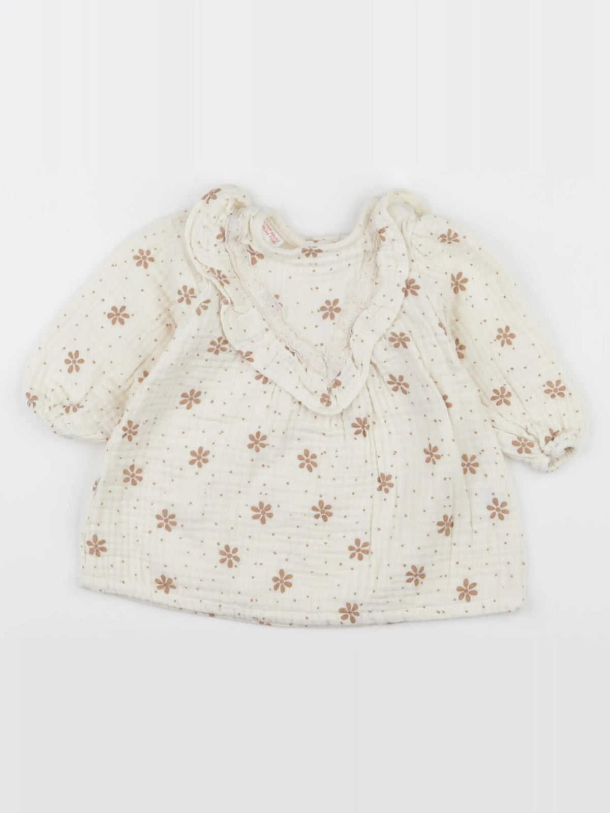 Zara - robe beige - 3/6 mois