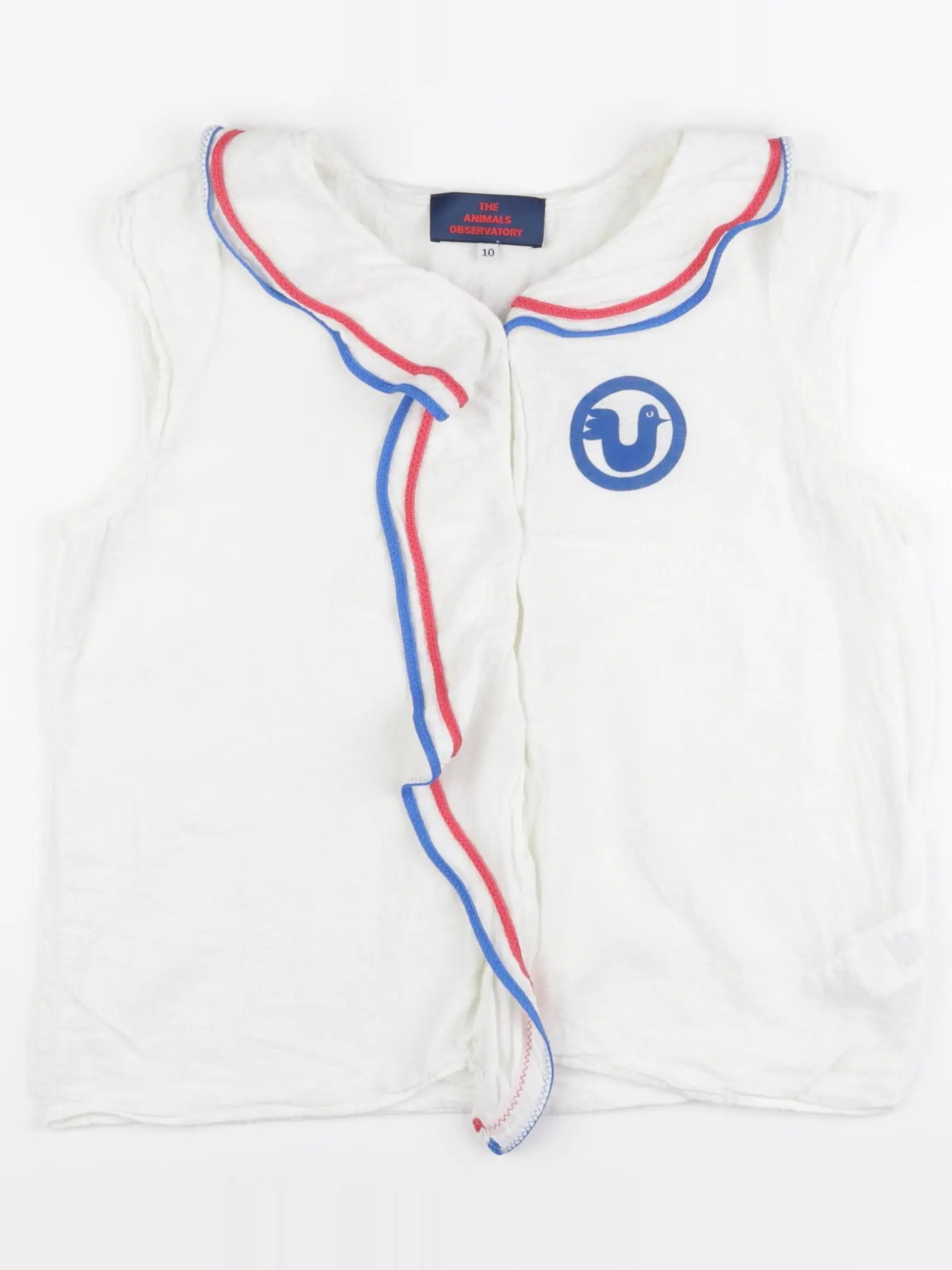 The animals observatory - blouse blanc - 10 ans