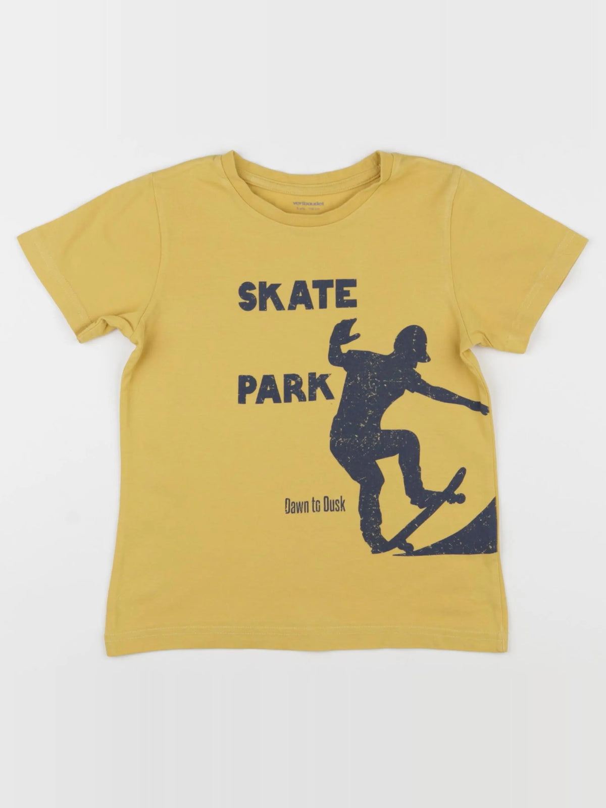 Vertbaudet - tee-shirt jaune - 6 ans
