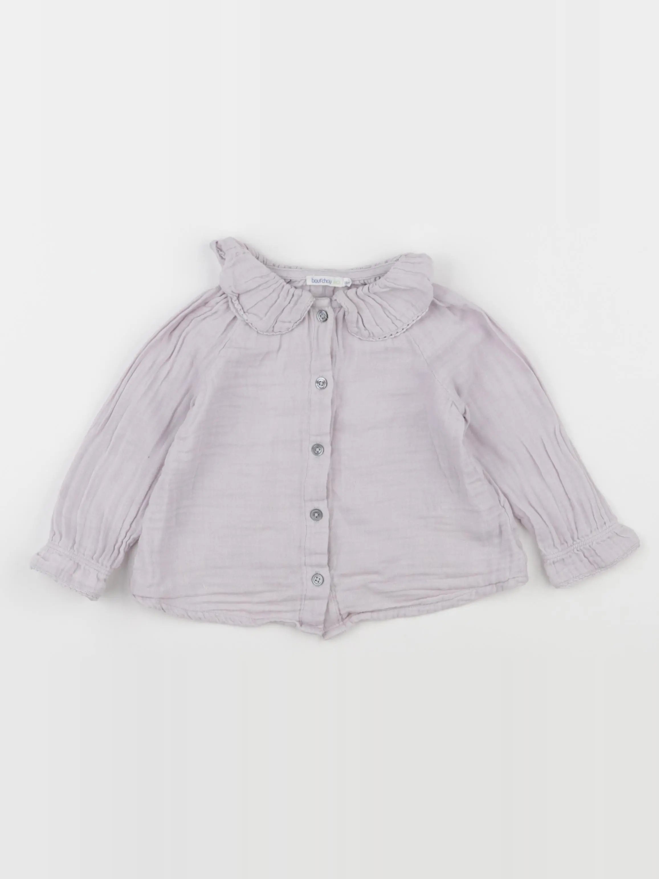 Boutchou - blouse violet - 18 mois
