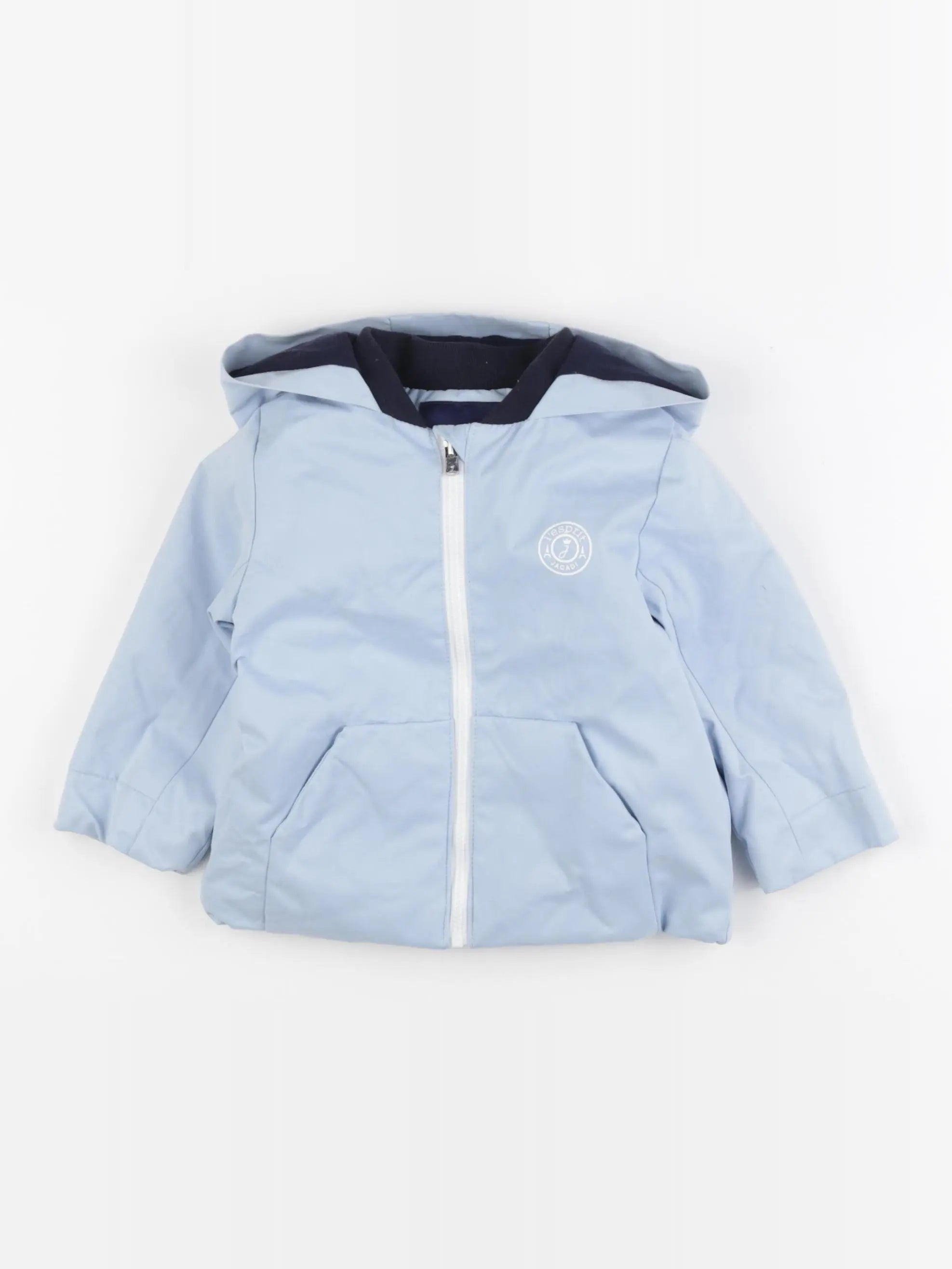 Jacadi - parka bleu - 12 mois