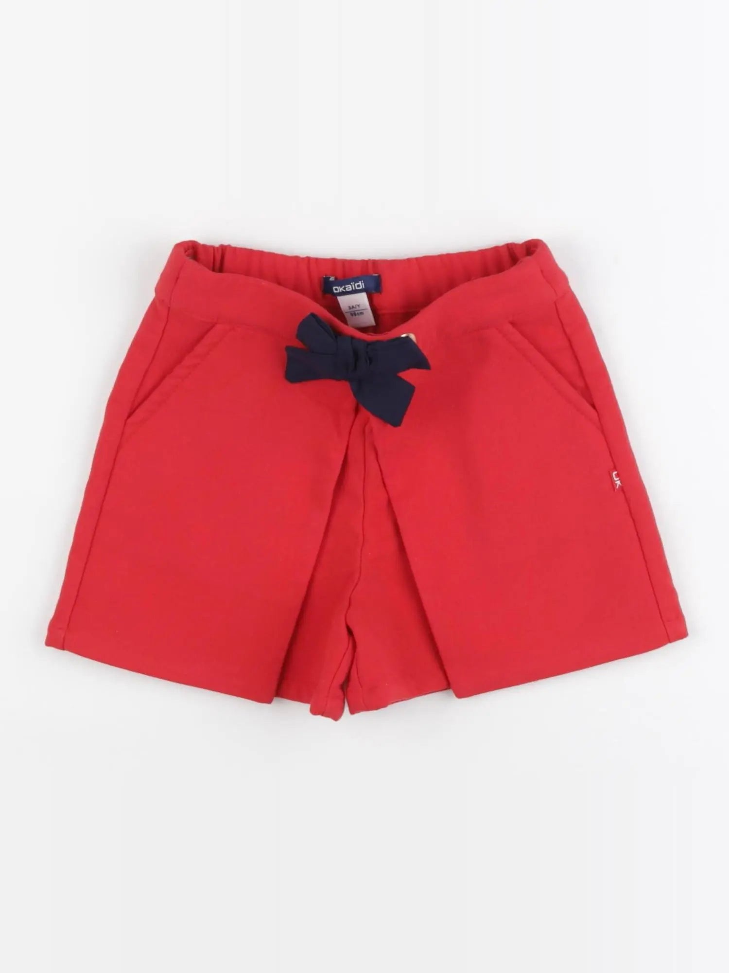Okaidi - short rouge - 3 ans