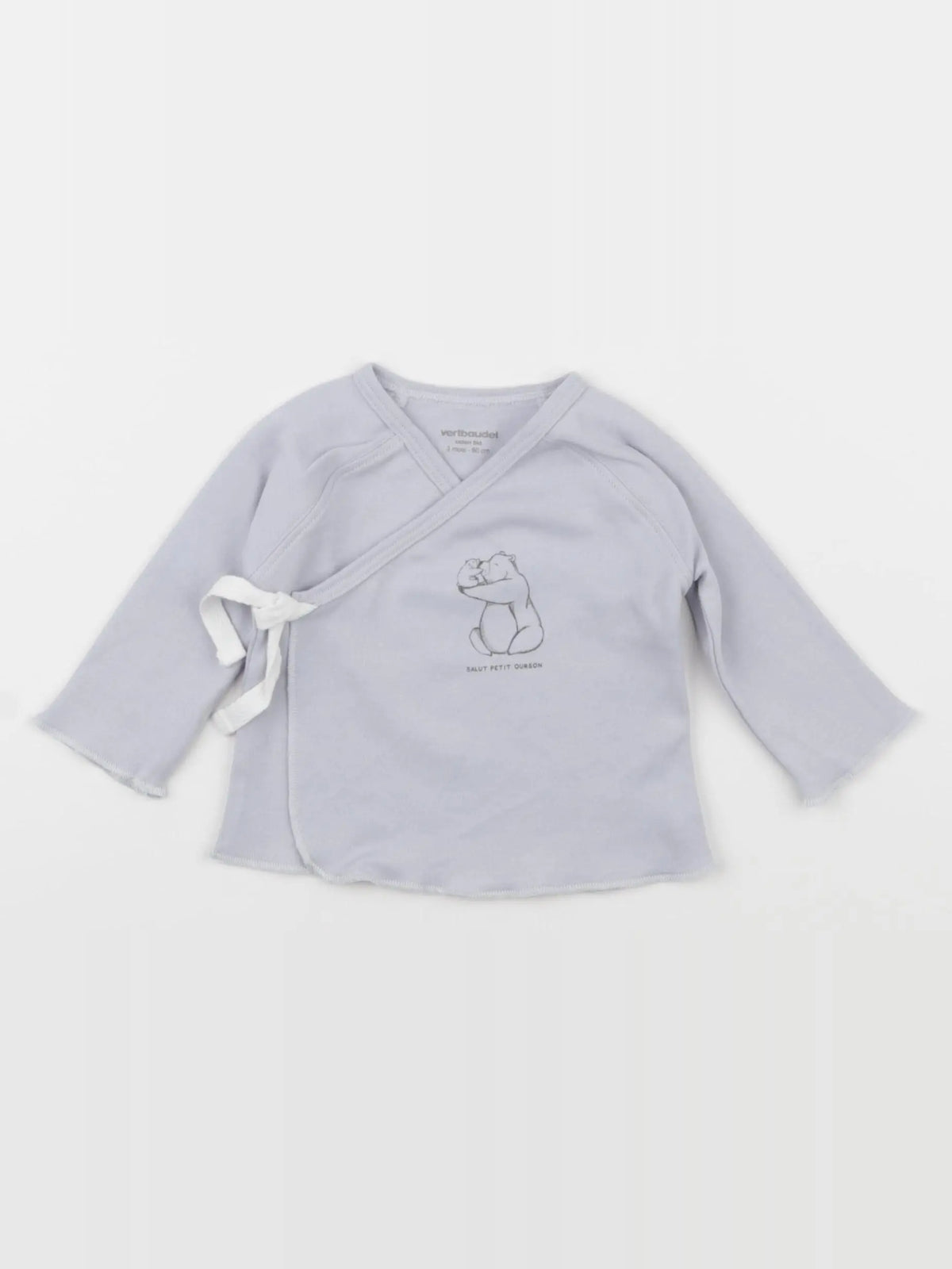 Vertbaudet - tee-shirt gris - 3 mois