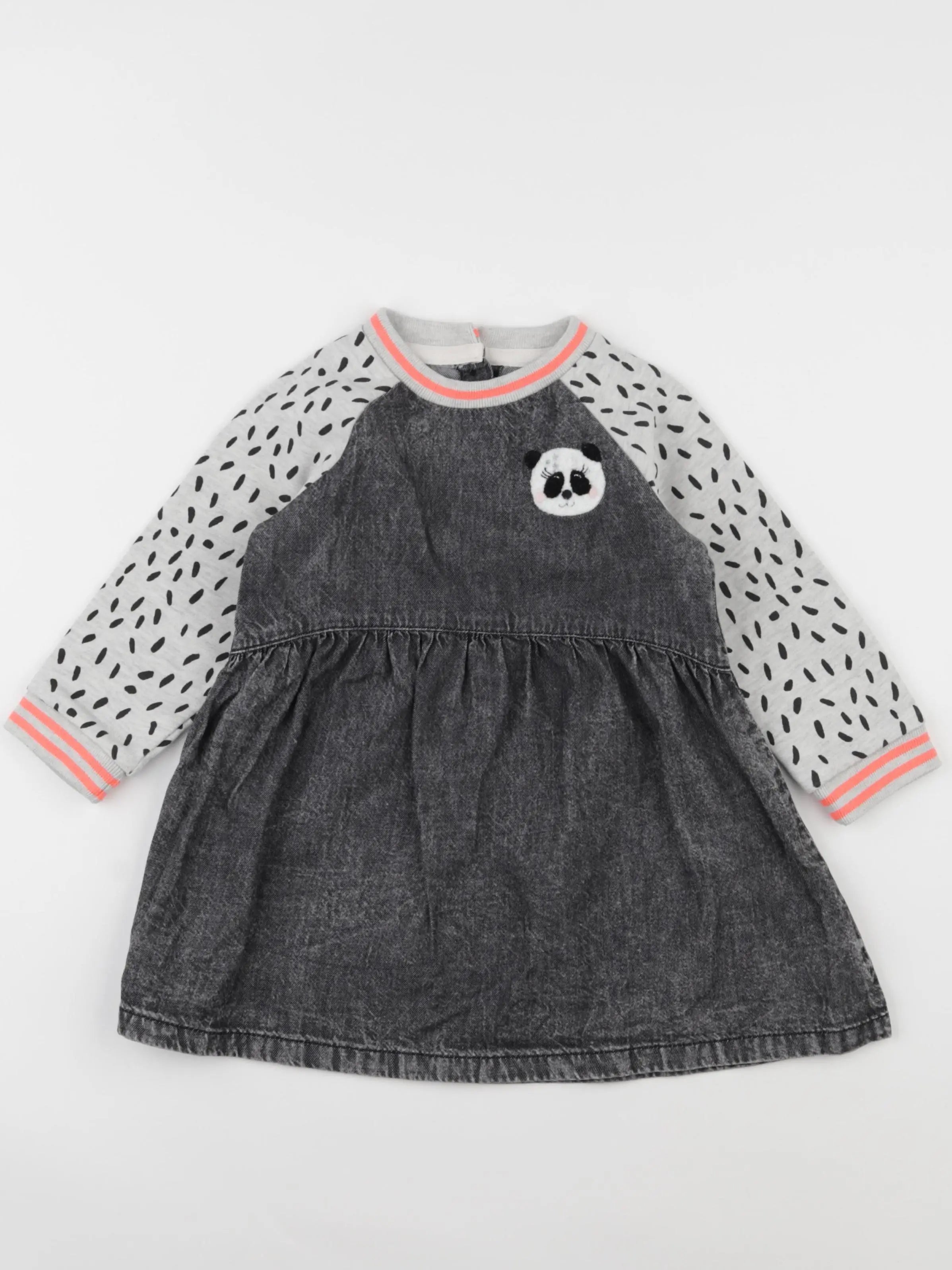 Next - robe gris - 18/24 mois