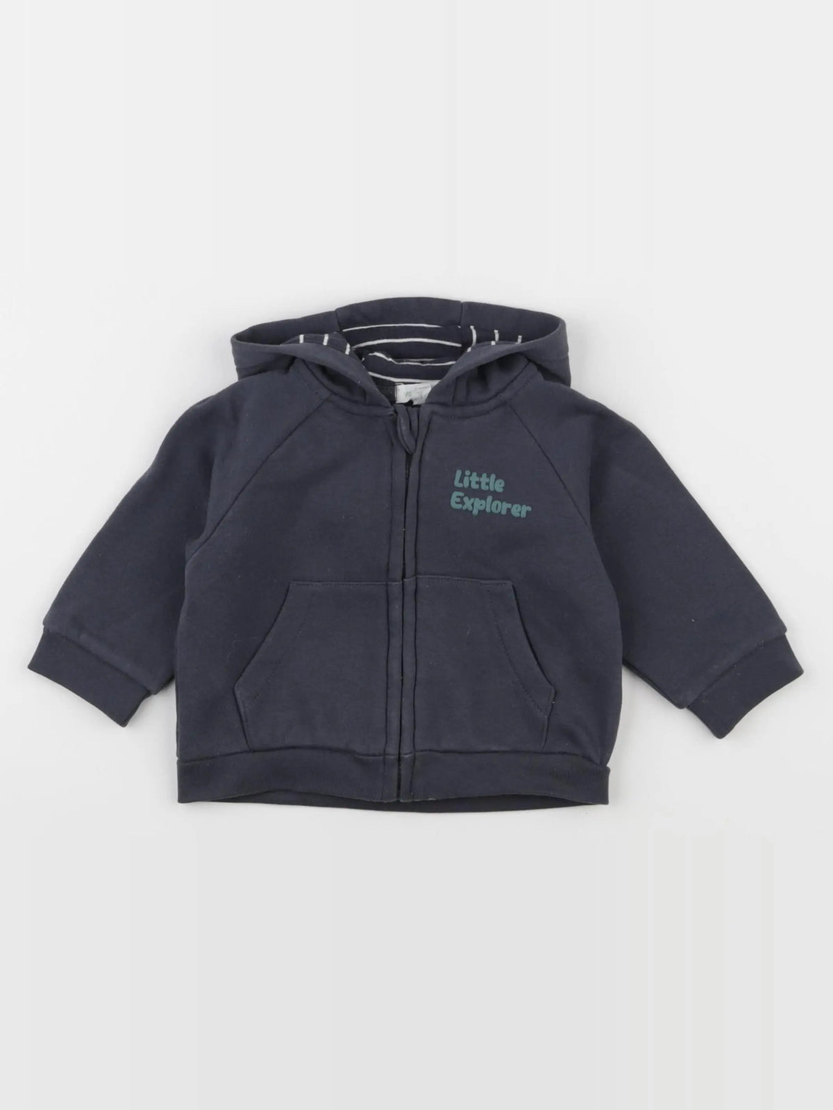 Vertbaudet - sweat bleu - 9 mois