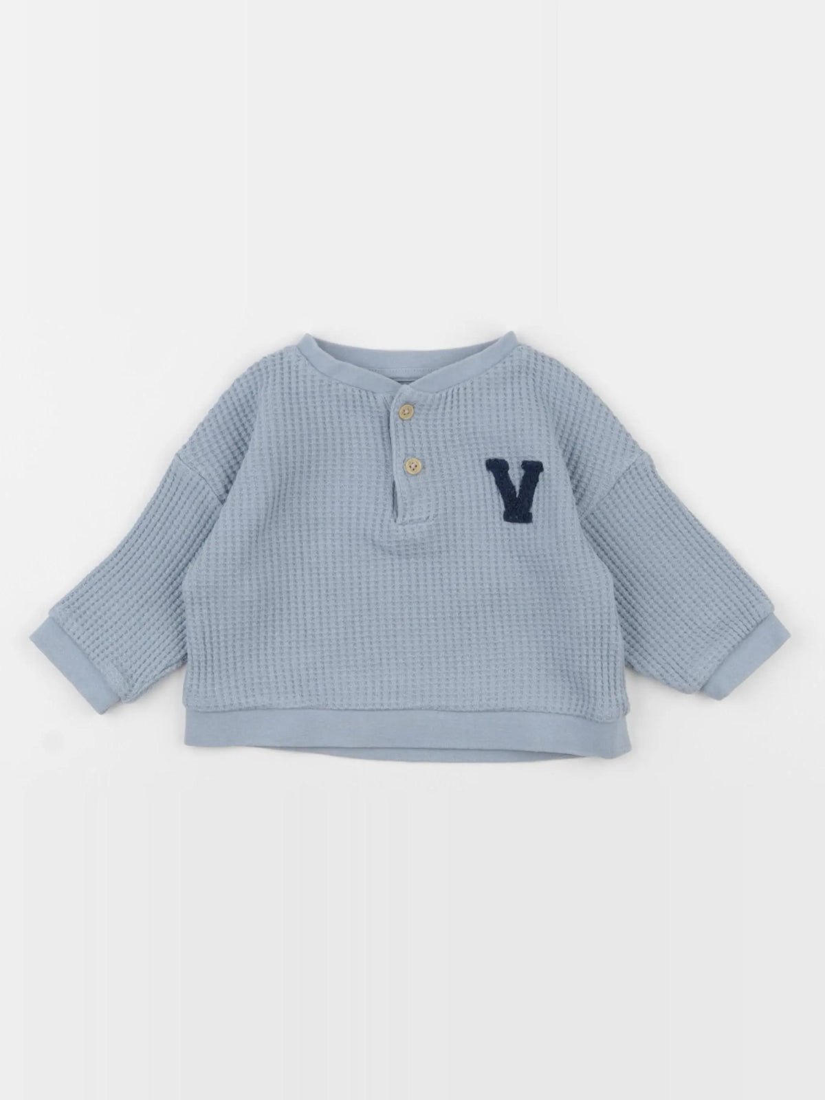 Vertbaudet - tee-shirt bleu - 6 mois