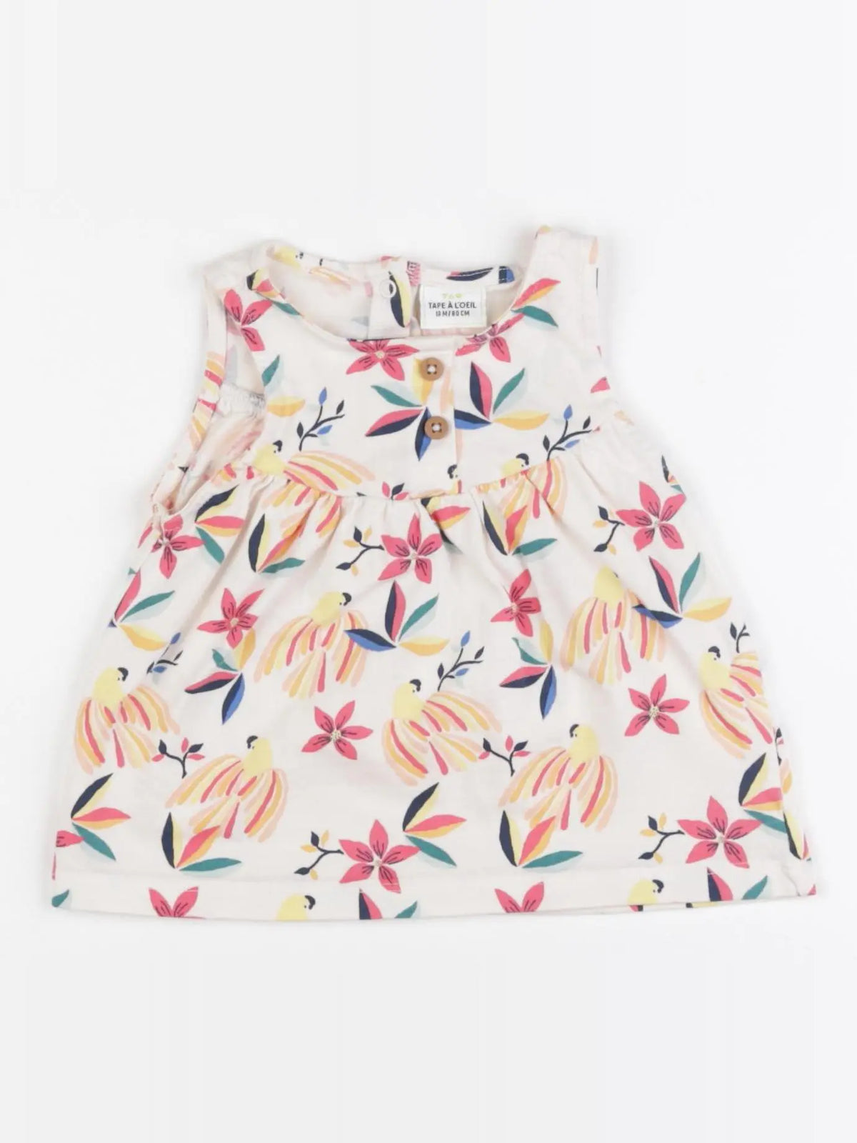 Tape à l'oeil - robe multicolore - 18 mois