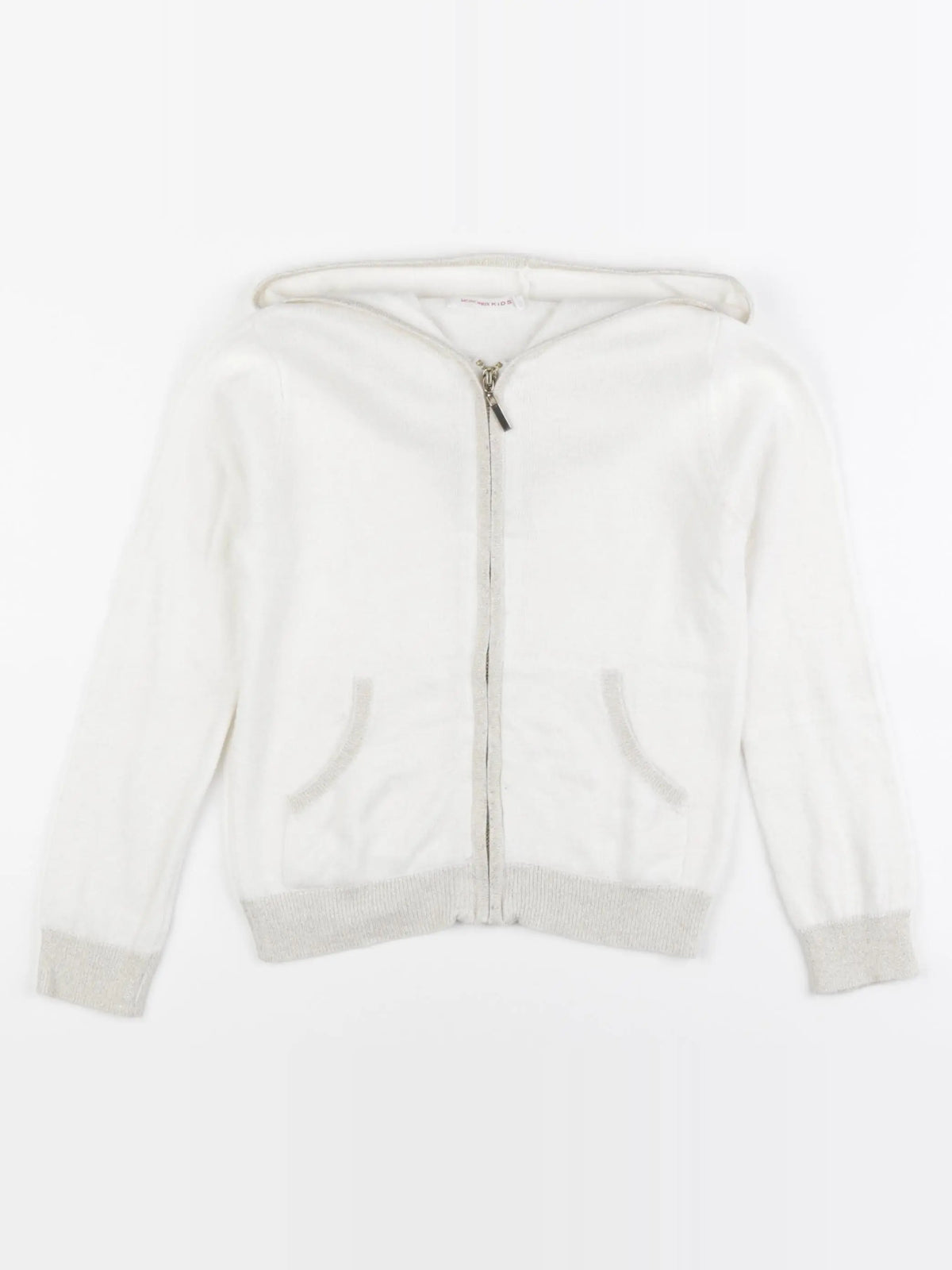 Monoprix - gilet blanc, or - 6 ans