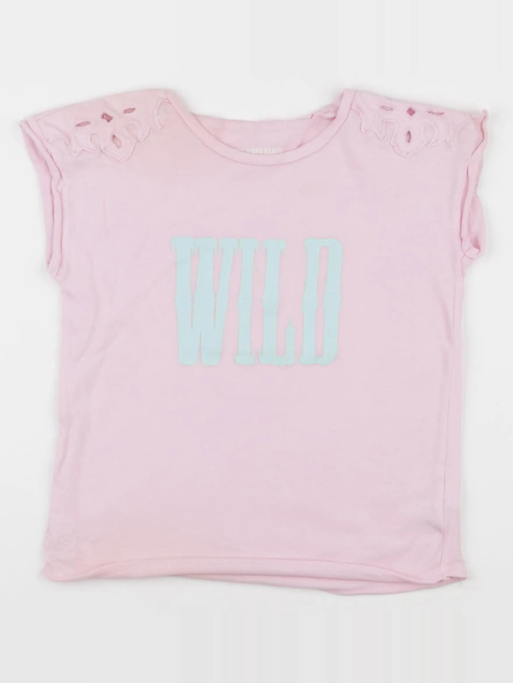 Zadig & Voltaire - tee-shirt rose - 6 ans