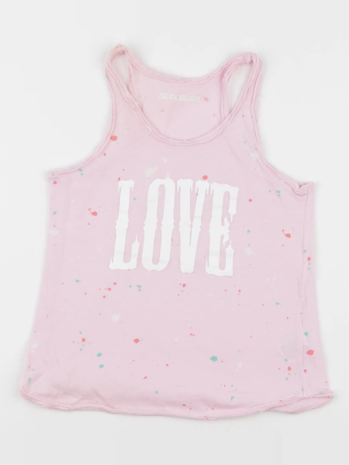 Zadig & Voltaire - débardeur rose - 6 ans