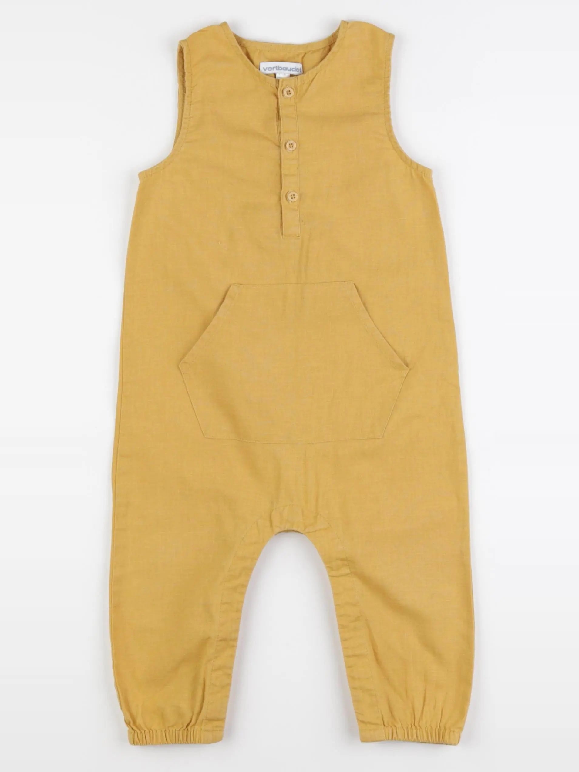 Vertbaudet - combinaison jaune - 18 mois
