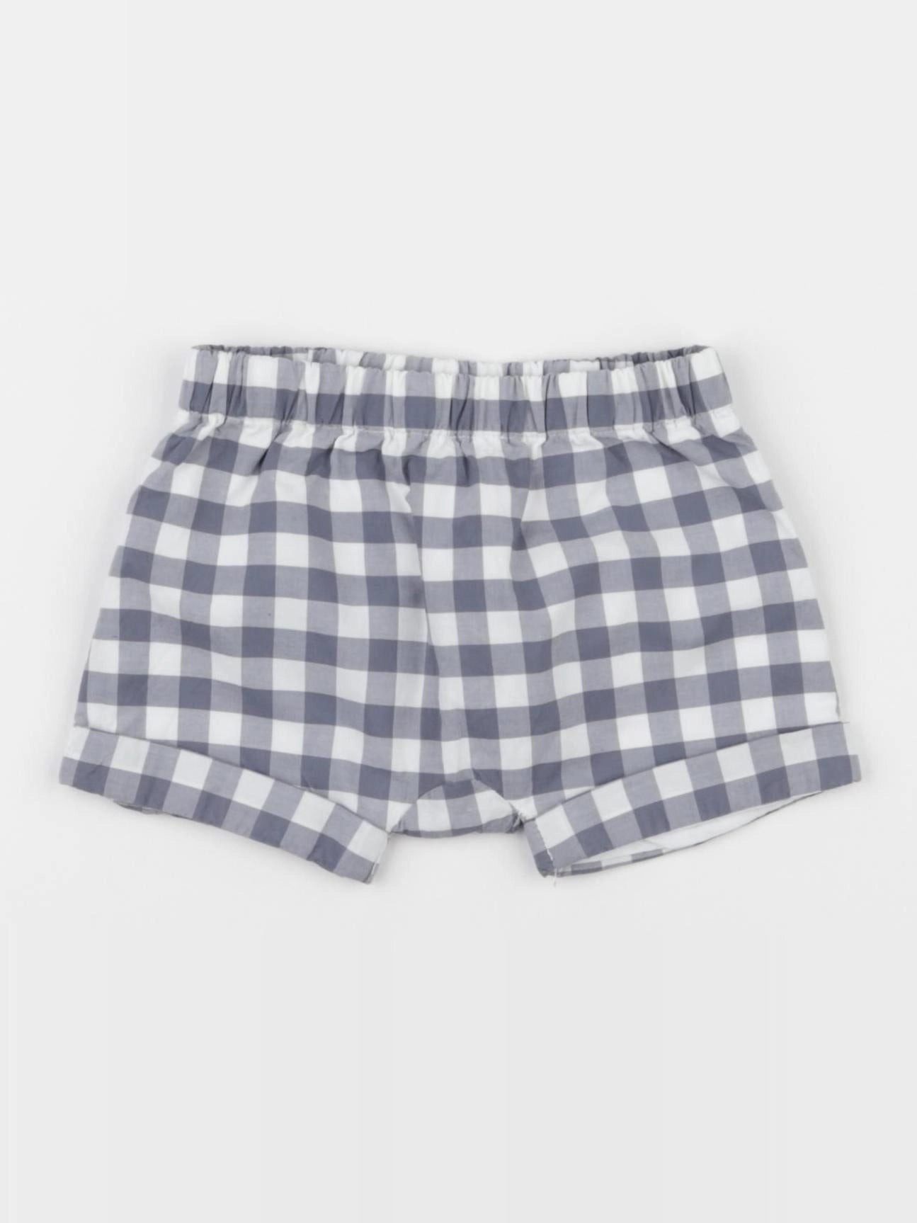 Jacadi - bloomer gris, blanc - 3 mois