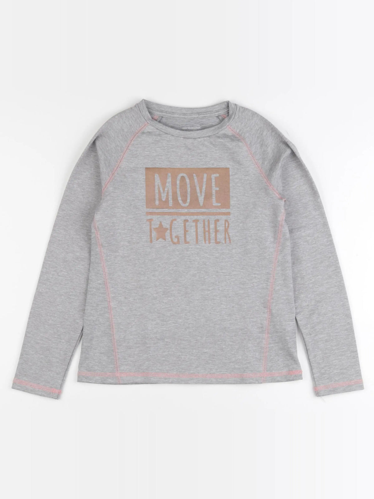 Vertbaudet - tee-shirt gris - 8 ans