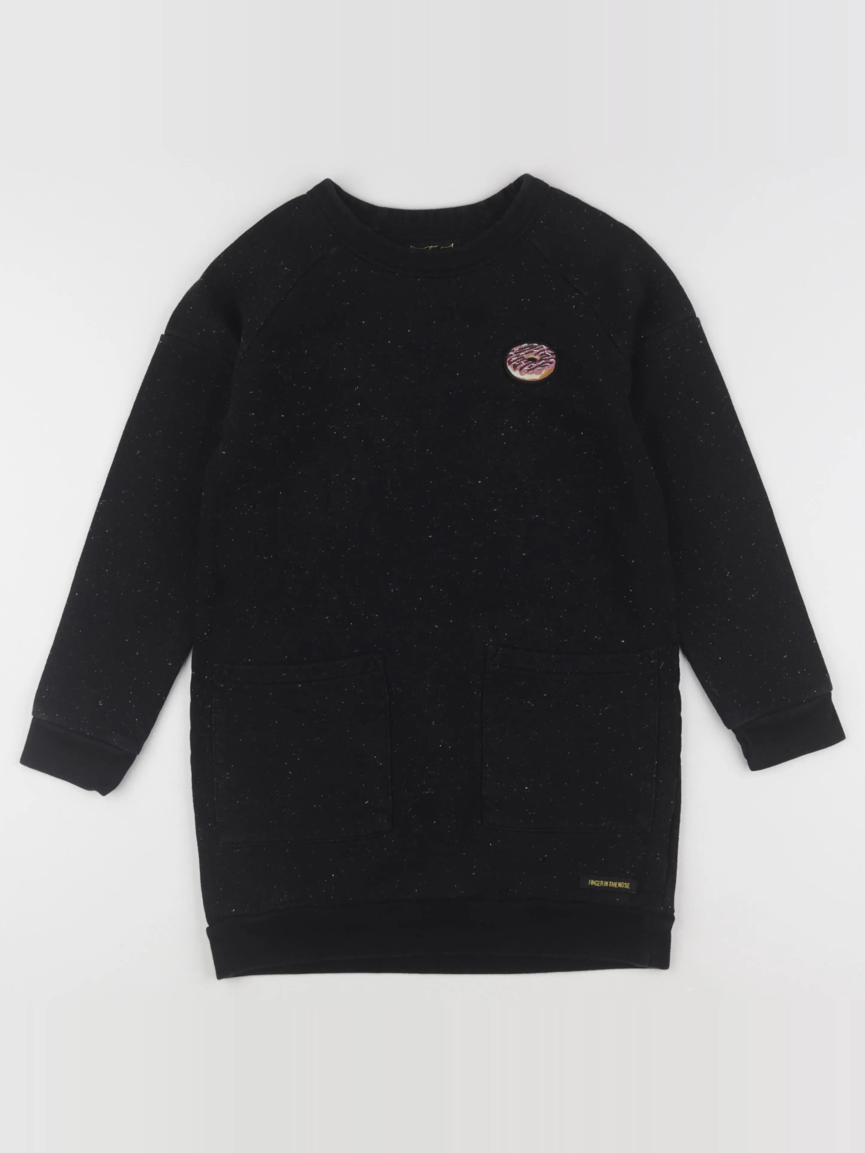 Finger in the nose - robe noir - 8/9 ans