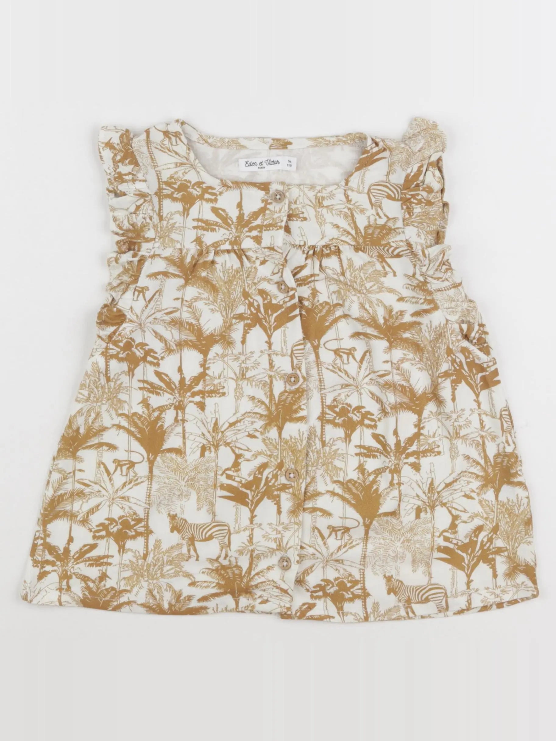 Eden & Victor - blouse bleu - 5 ans