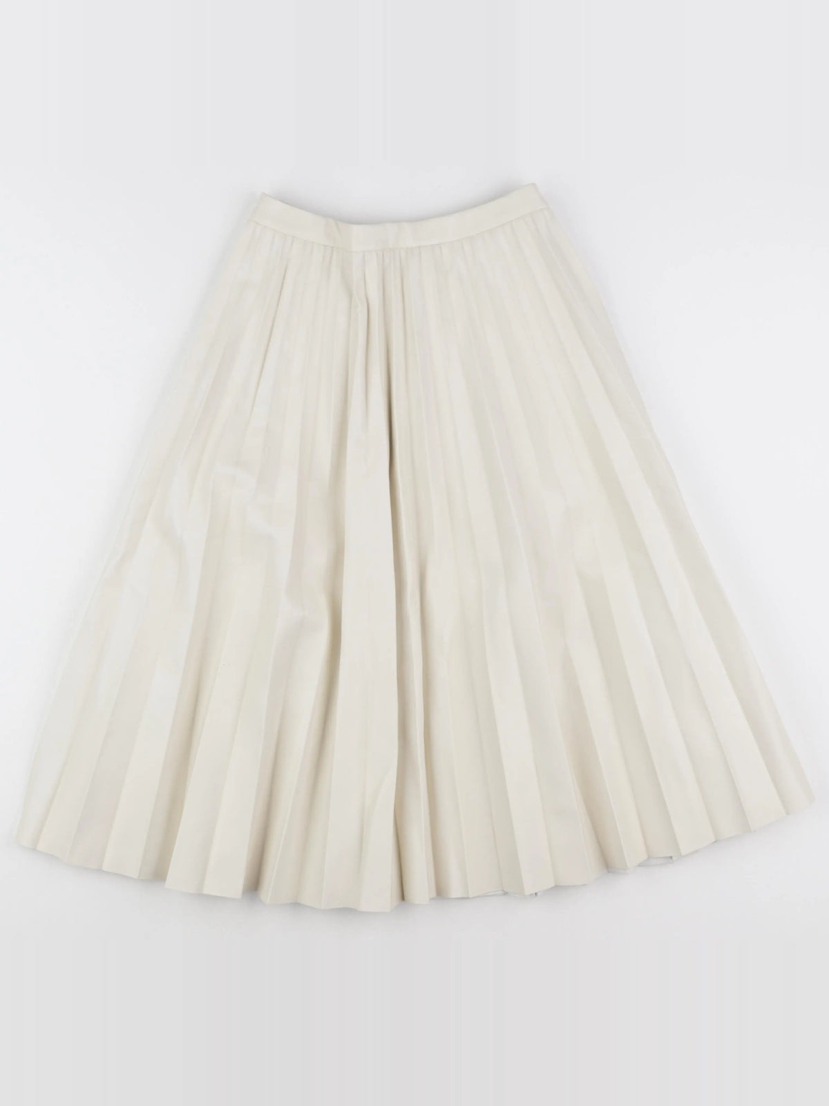 Zara - jupe simili cuir beige - 11/12 ans