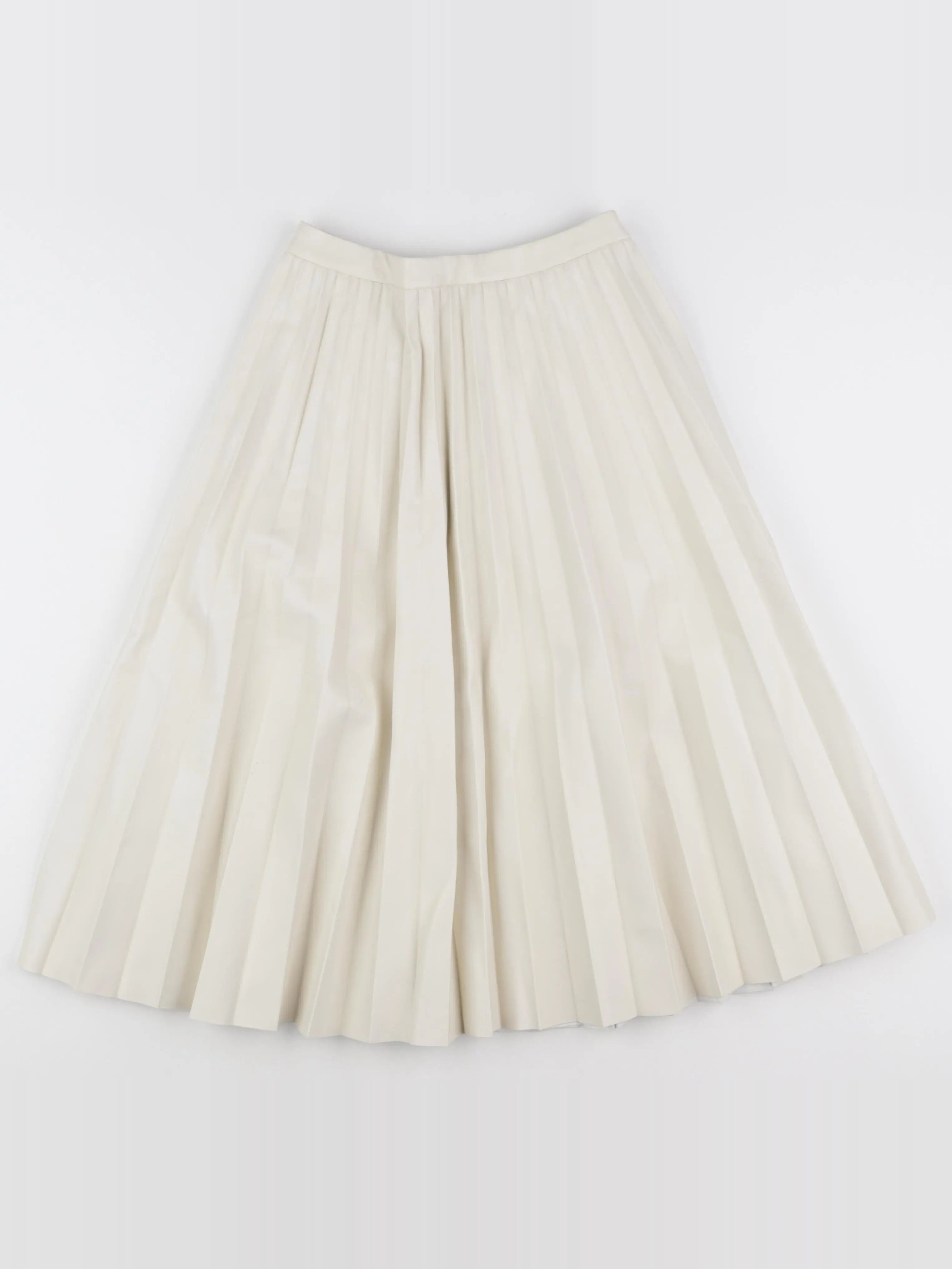 Zara - jupe simili cuir beige - 11/12 ans