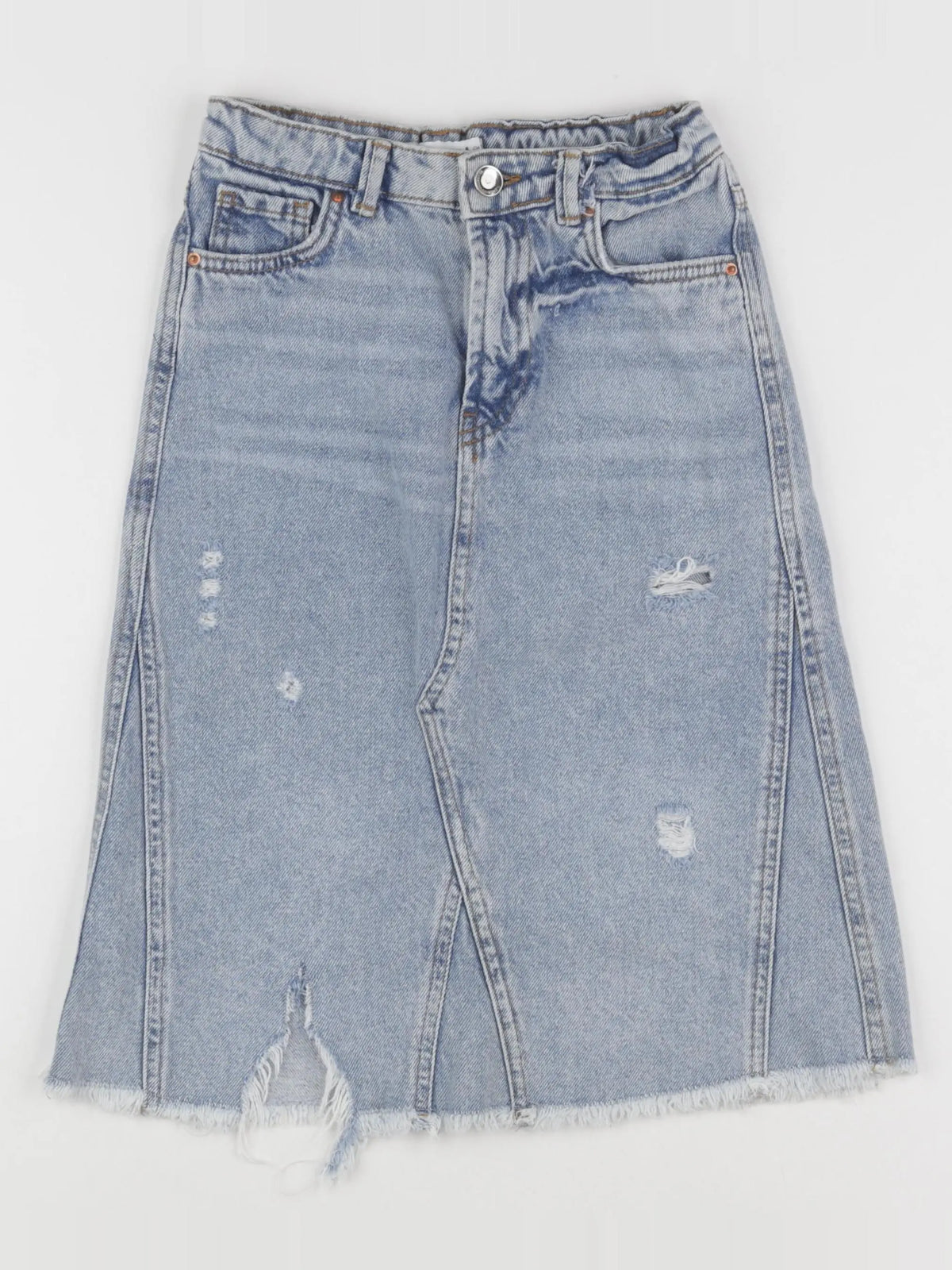 Zara - jupe bleu - 8 ans