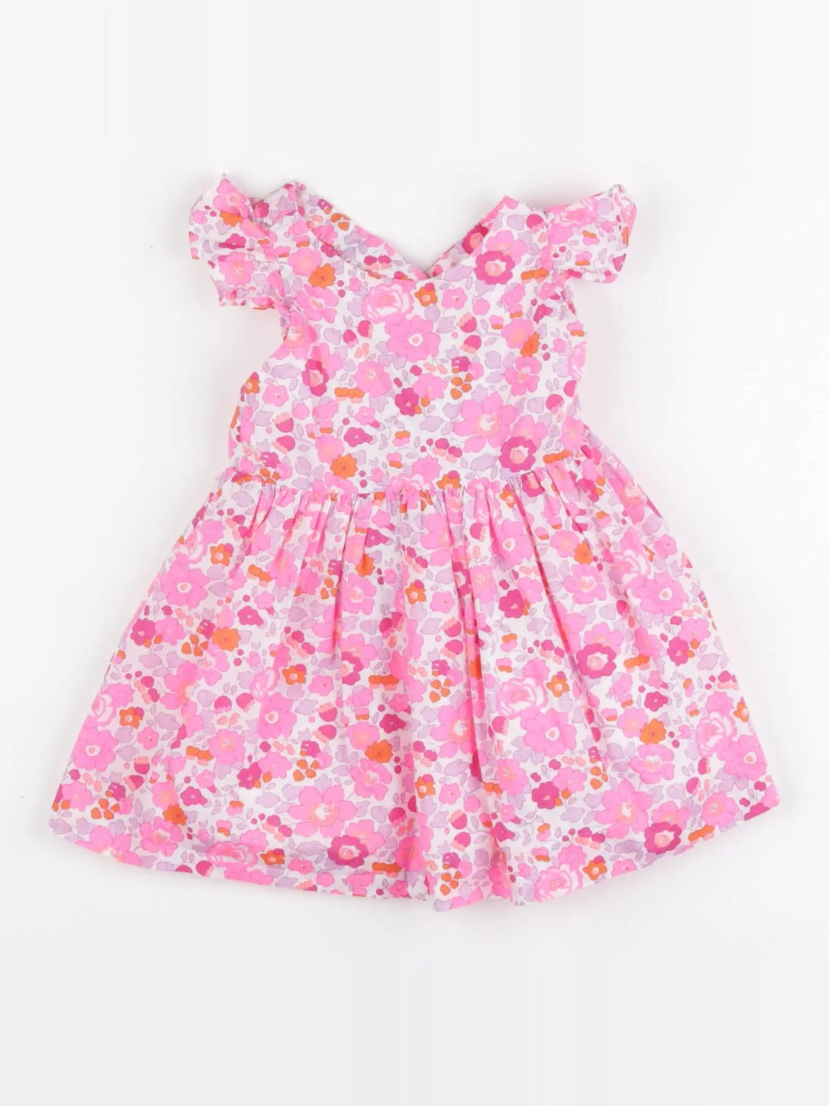 Jacadi - robe liberty rose - 6 mois