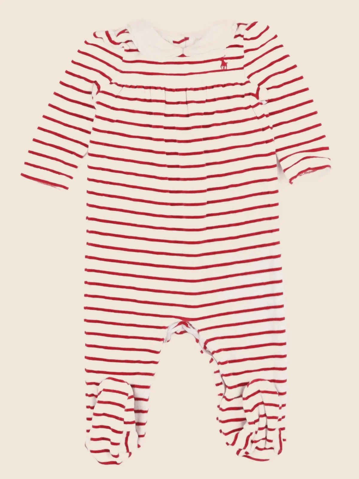 Ralph Lauren - pyjama velours beige - 9 ans