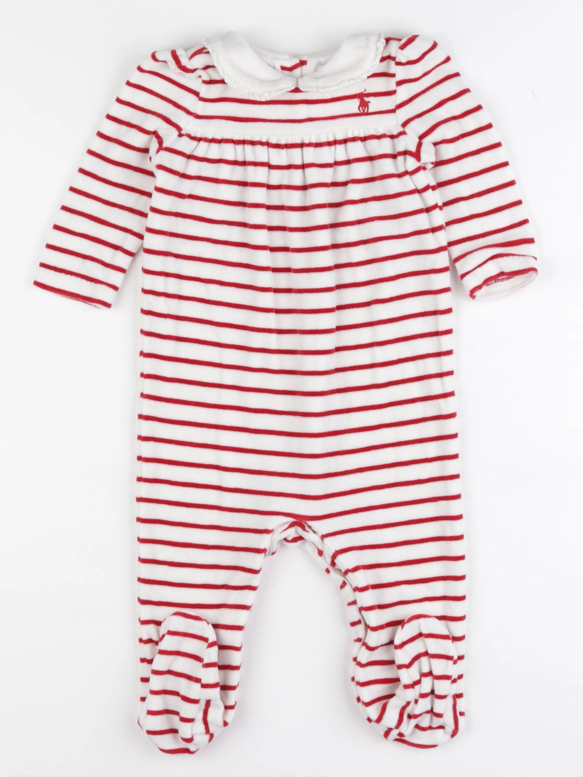 Ralph Lauren - pyjama velours beige - 9 ans