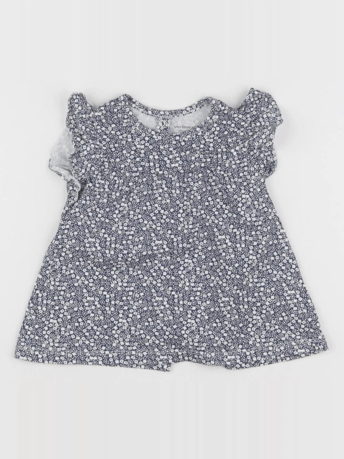 Vertbaudet - tee-shirt bleu - 24 mois